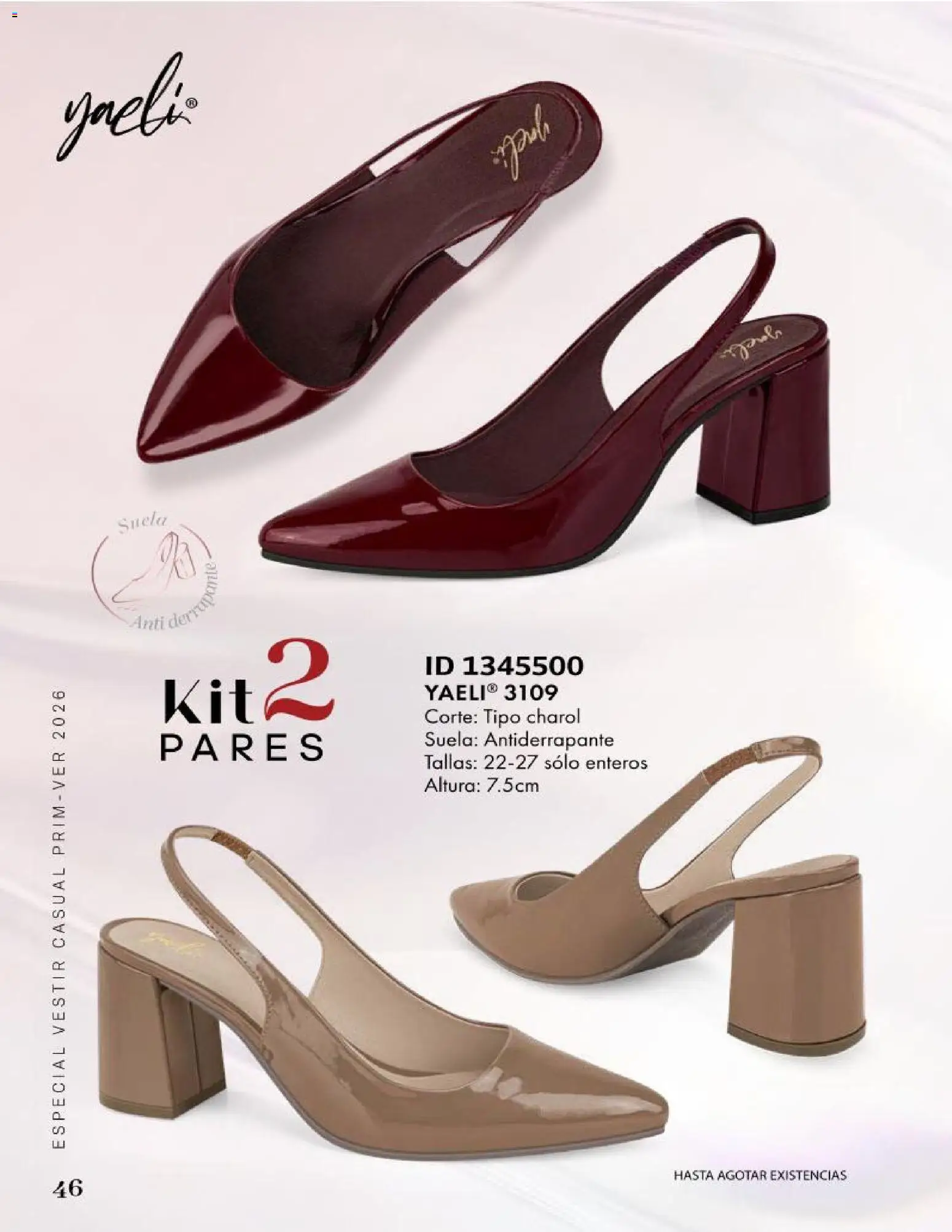 Nuevas ofertas de Price Shoes válidas en toda la República Mexicana desde el 09.05.2026. ¡Encuentra las mejores ofertas en Price Shoes catálogo Especial Vestir! | Página: 46
