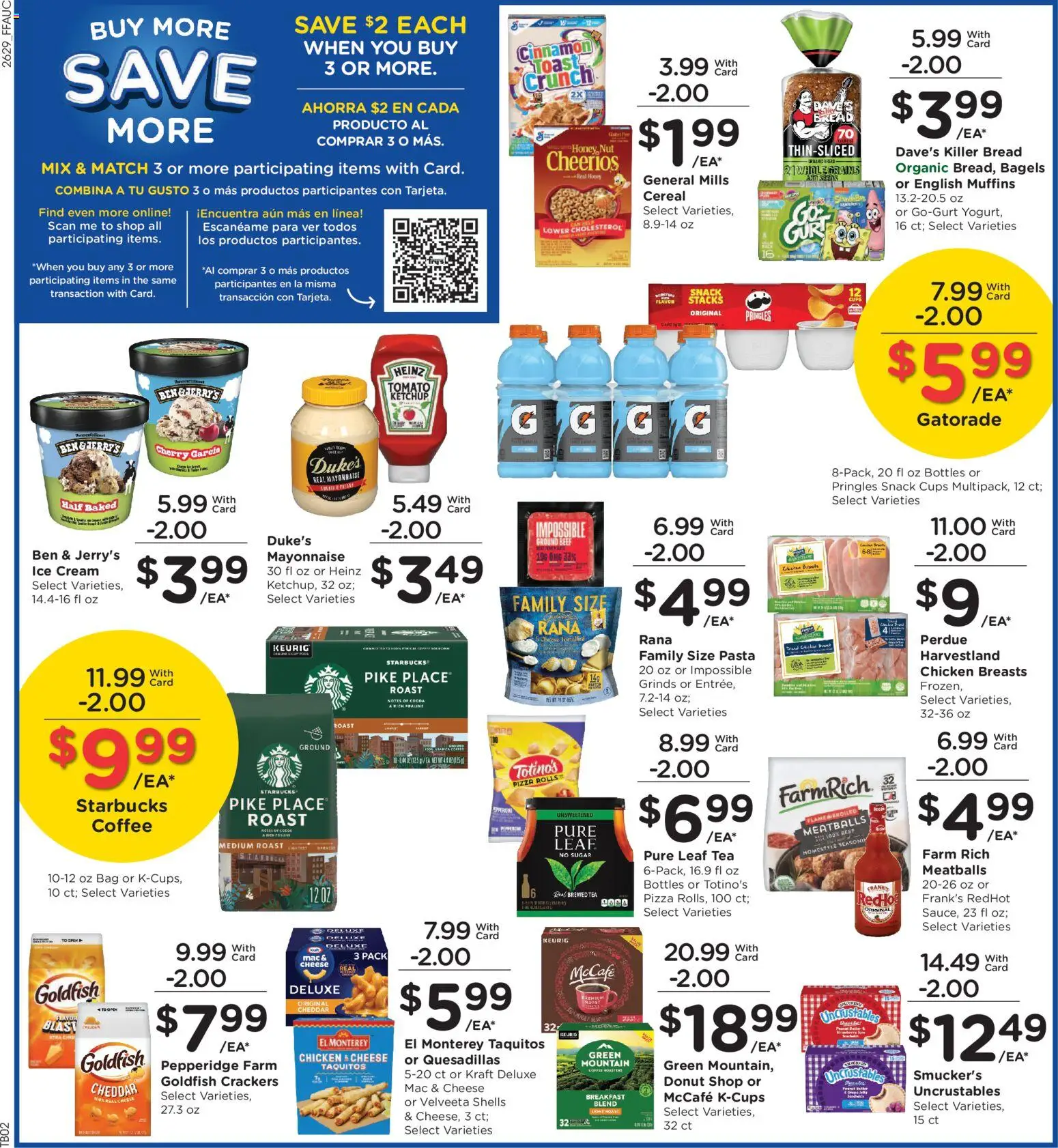 Fry's Food Weekly Ad - valid from 08/19/2026 | Page: 5 | Products: Chicken, Chicken breasts, Ice cream, Muffins
