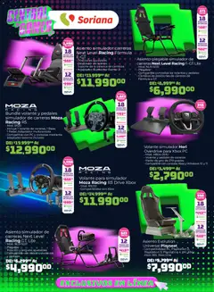 Vista previa de Soriana Central Gamer Exclusivo en línea, nuevo folleto de la tienda, válido en México a partir del 13/08/2026 | Página: 4 | Productos: Radio, Playstation, Adaptador, Xbox