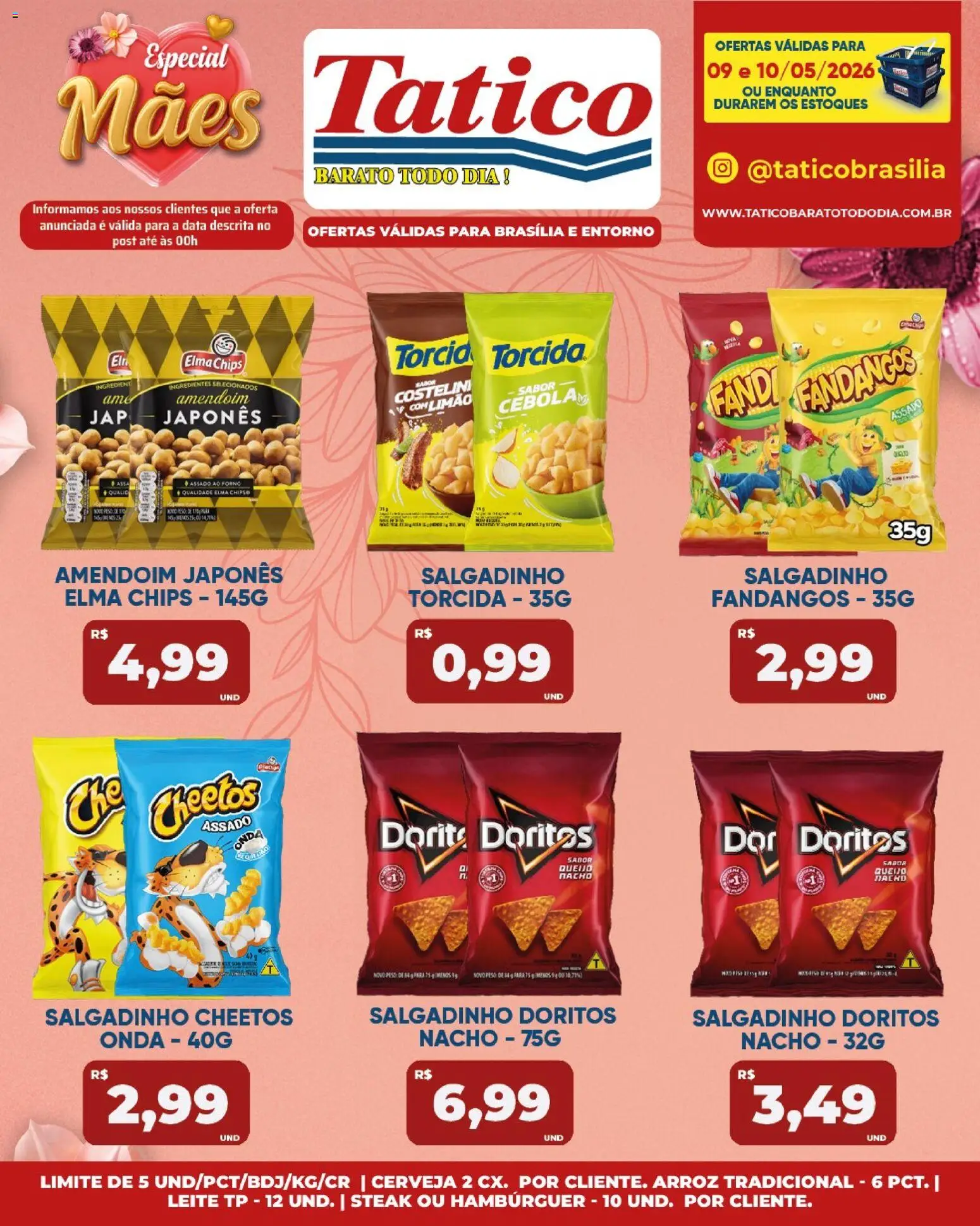 Tatico Folheto - válido de 11.05.2026 | Página: 36 | Produtos: Amendoim, Elma Chips, Queijo, Arroz