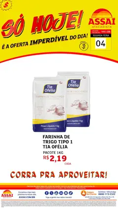 Assaí Atacadista ofertas - GO - Pré-Visualização do folheto da loja Assaí Atacadista, válido de 04.05.2026