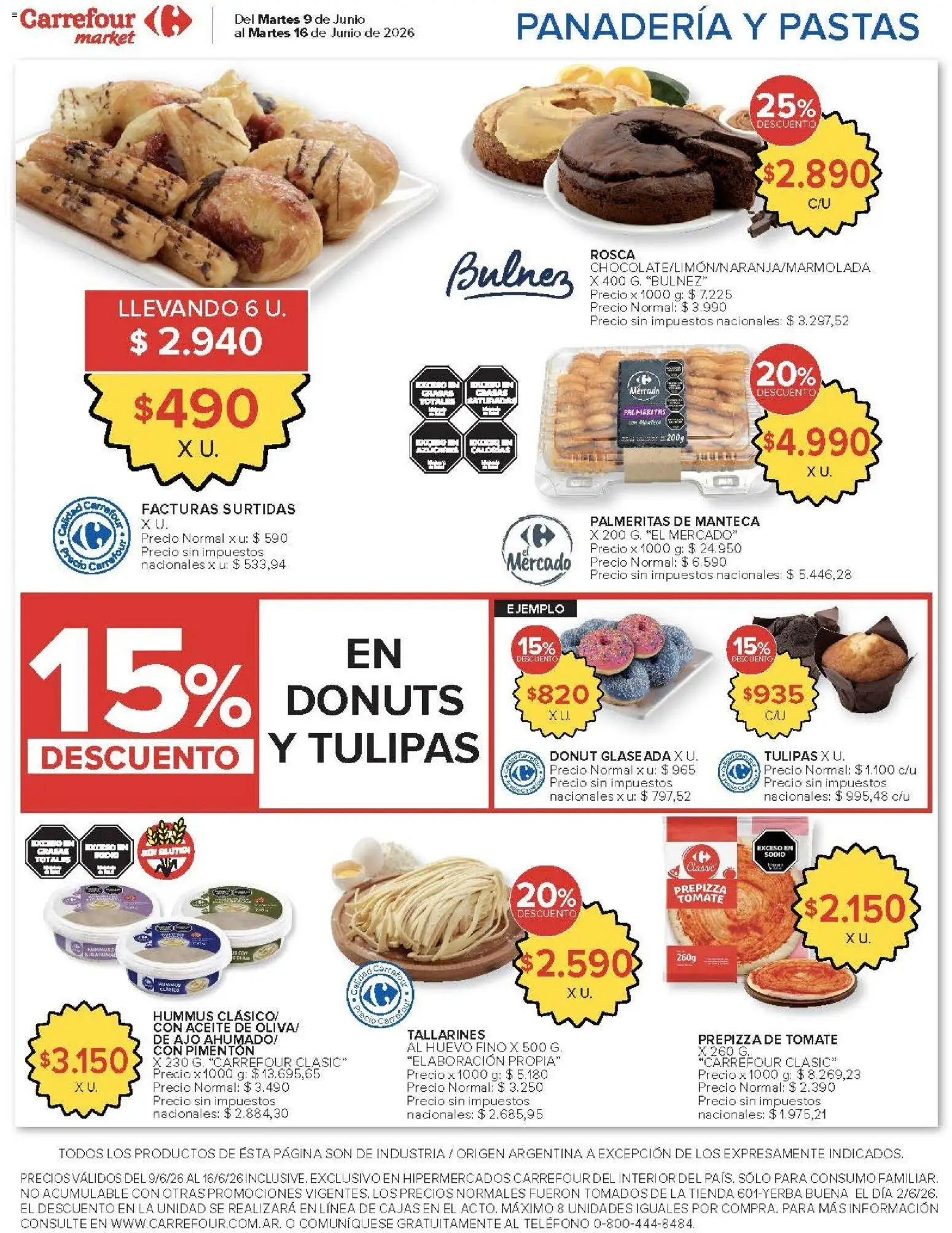 Carrefour ofertas │ válido desde el 09.06.2026 | Página: 53 | Productos: Teléfono, Pimentón, Tomate, Ajo