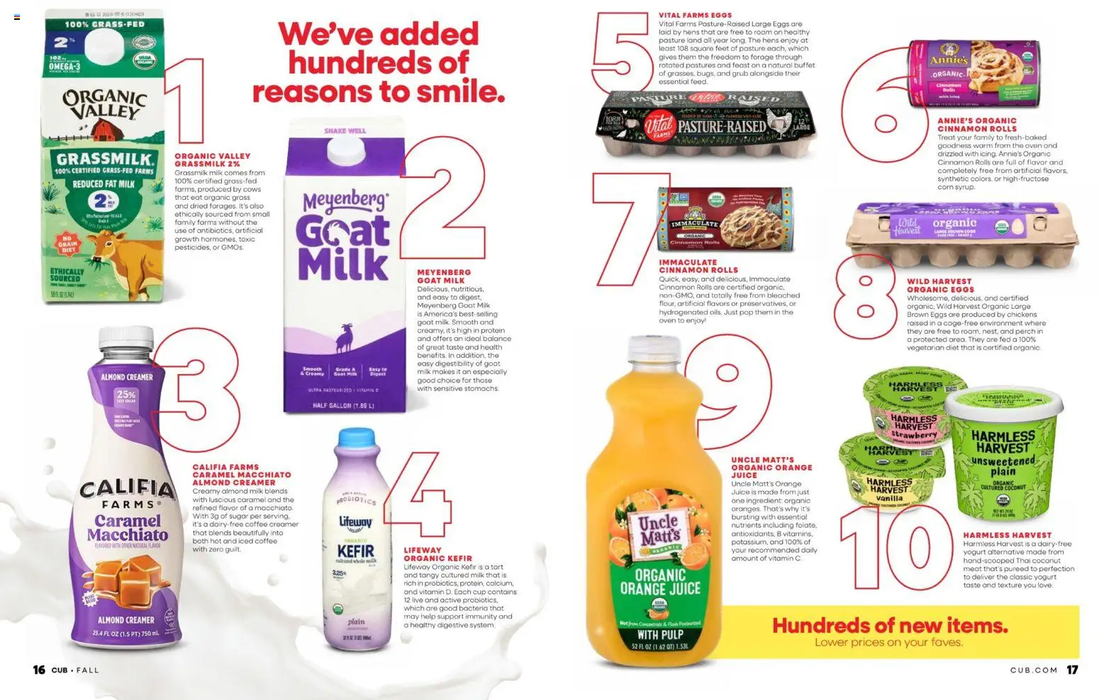 Cub Foods Fall Magazine - valid from 09/13/2026 | Page: 9 | Products: Juice, Protein, Hat, Iced coffee