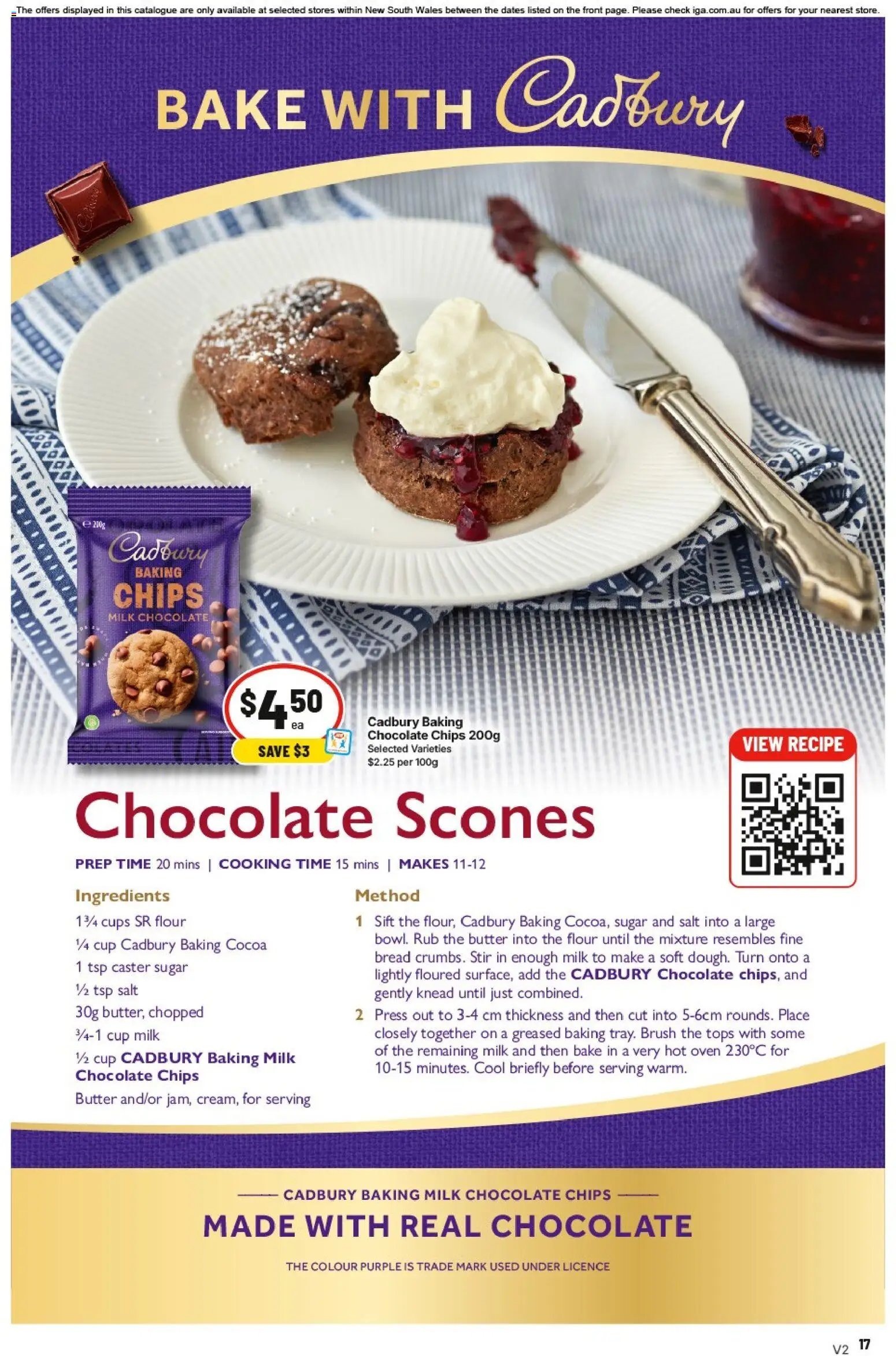 IGA catalogue - valid from 06.05.2026 | Page: 14 | Products: Cups, Cocoa, Flour, Bread