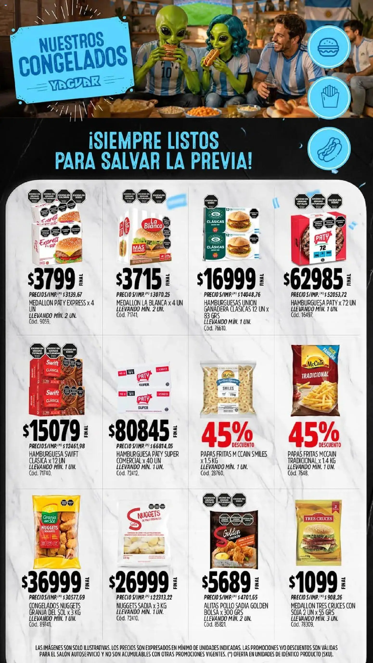 Yaguar - Oferta Semanal General Roca │ válido desde el 13/07/2026 | Página: 10 | Productos: Bolsa, Pollo, Papas fritas