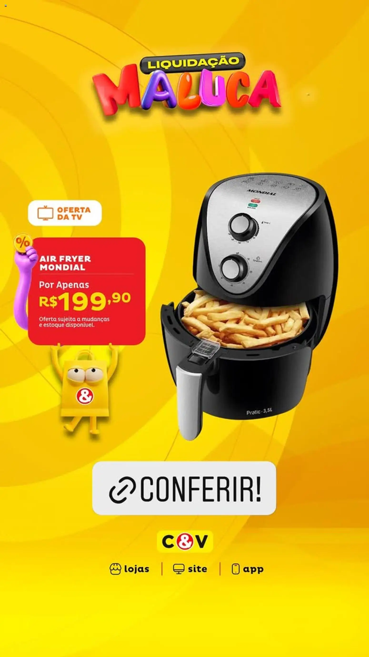 Casa e Video Folheto - válido de 10/07/2026 | Página: 6 | Produtos: Air fryer, Tv