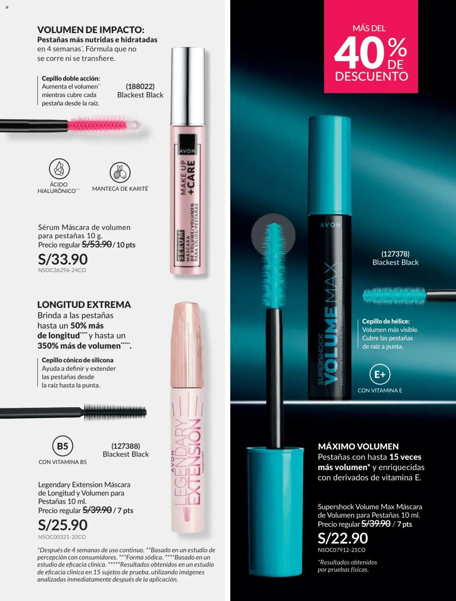 Catálogo Avon válido desde 17.06.2026 | Página: 35 | Productos: Máscara