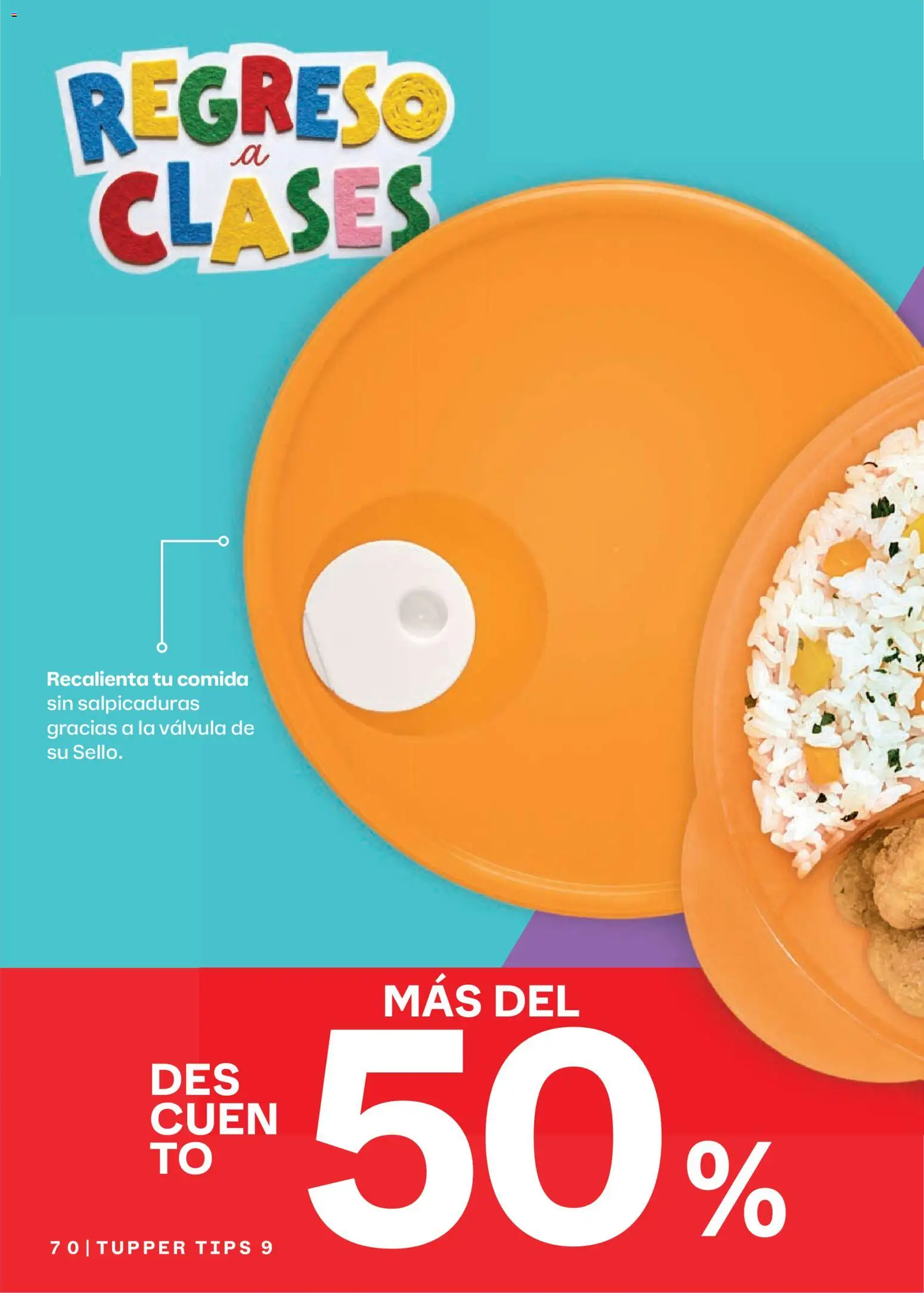 Nuevas ofertas de Tupperware válidas en toda la República Mexicana desde el 10/08/2026. ¡Encuentra las mejores ofertas en Tupperware catálogo! | Página: 70 | Productos: Tupper, Válvula