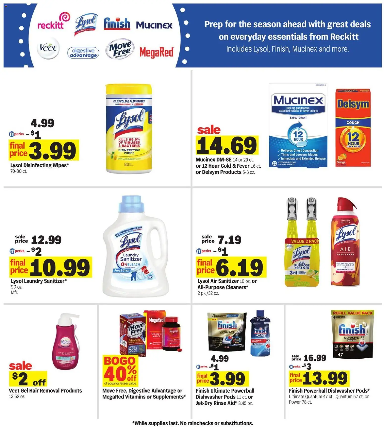 Meijer Weekly Ad - valid from 08/19/2026 | Page: 29 | Products: Fragrance, Disinfecting wipes, Dishwasher