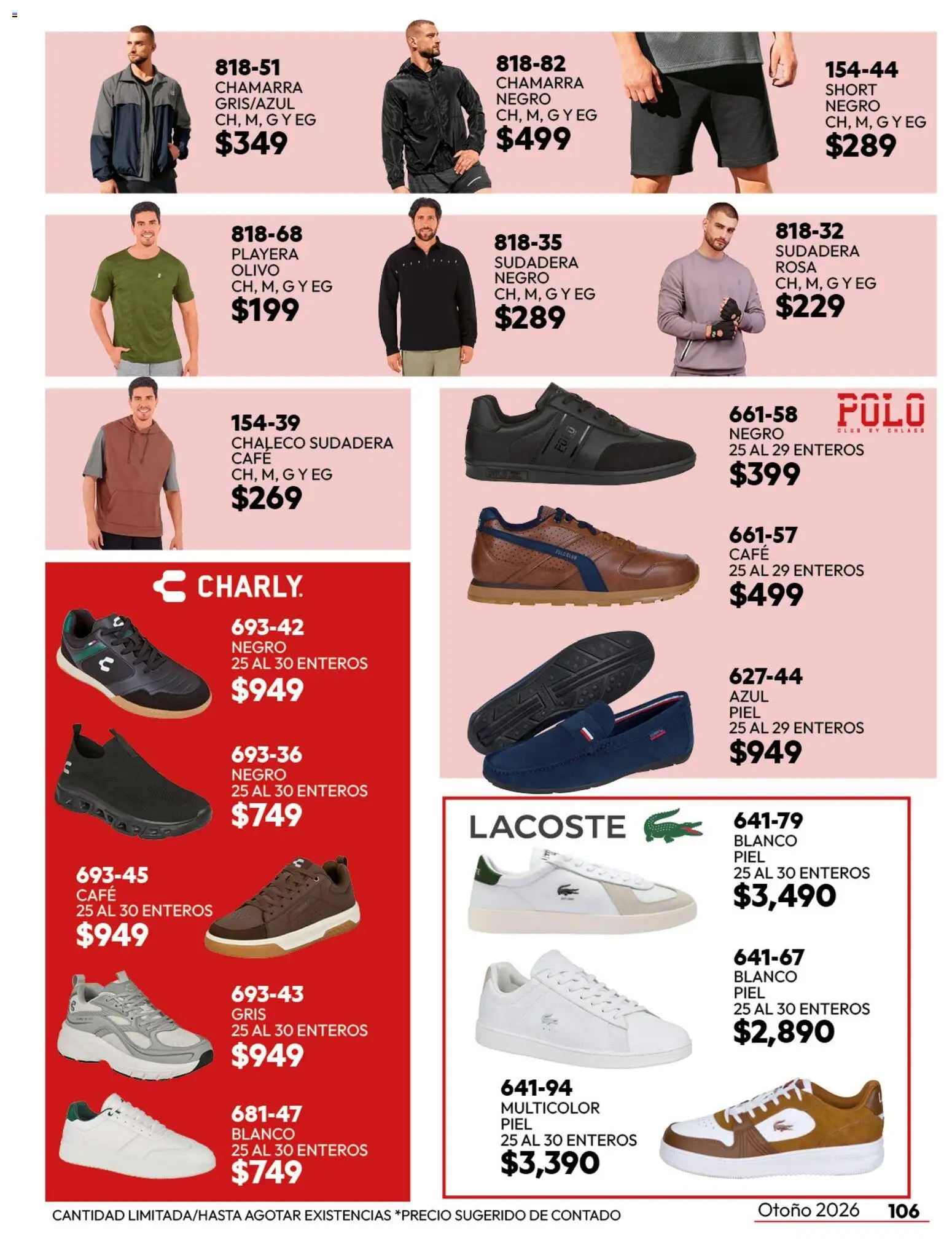 Nuevas ofertas de Cklass válidas en toda la República Mexicana desde el 08/07/2026. ¡Encuentra las mejores ofertas en Cklass catálogo Sportbrands dama! | Página: 256 | Productos: Chaleco, Chamarra, Café, Sudadera