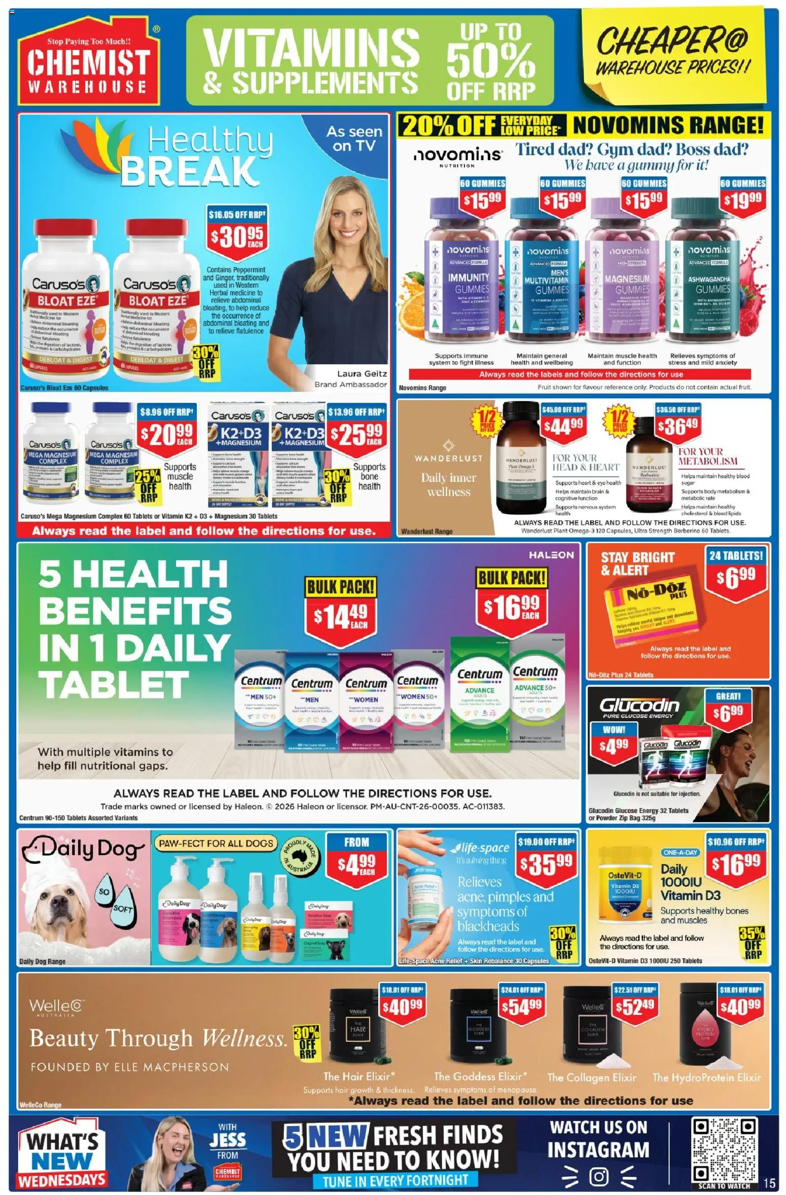Chemist Warehouse catalogue - valid from 20/08/2026 | Page: 15 | Products: Plant, Ashwagandha, Acne, Tv