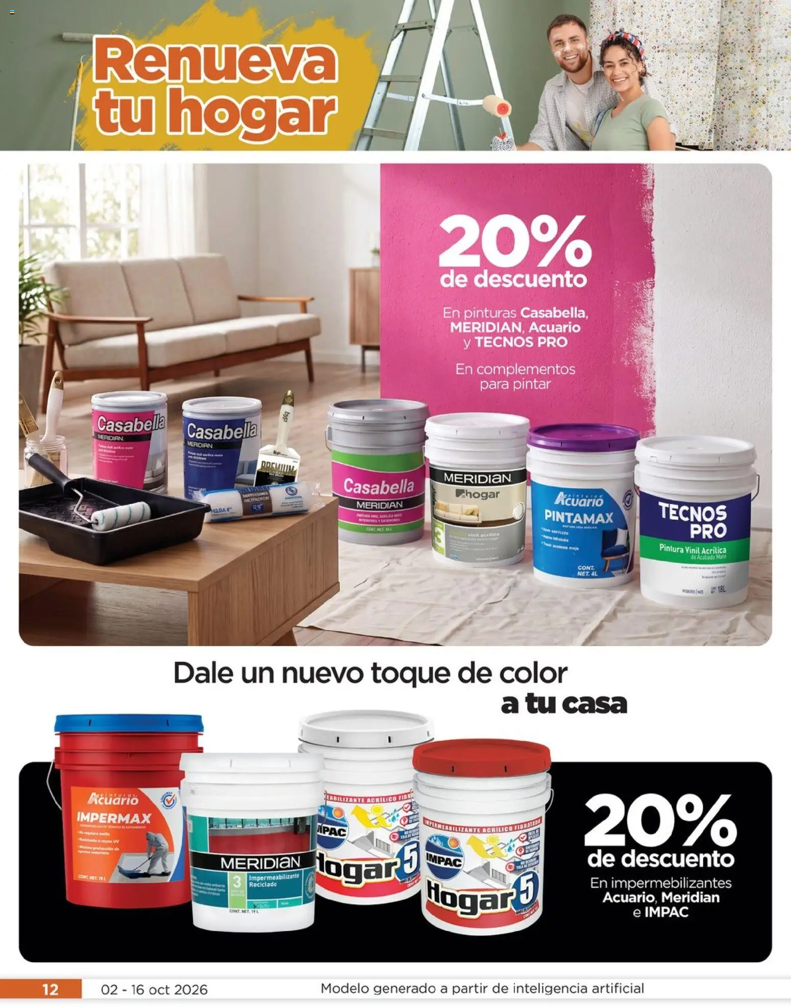 Nuevas ofertas de Chedraui válidas en toda la República Mexicana desde el 02/10/2026. ¡Encuentra las mejores ofertas en Chedraui folleto Llevarte más cuesta menos! | Página: 12