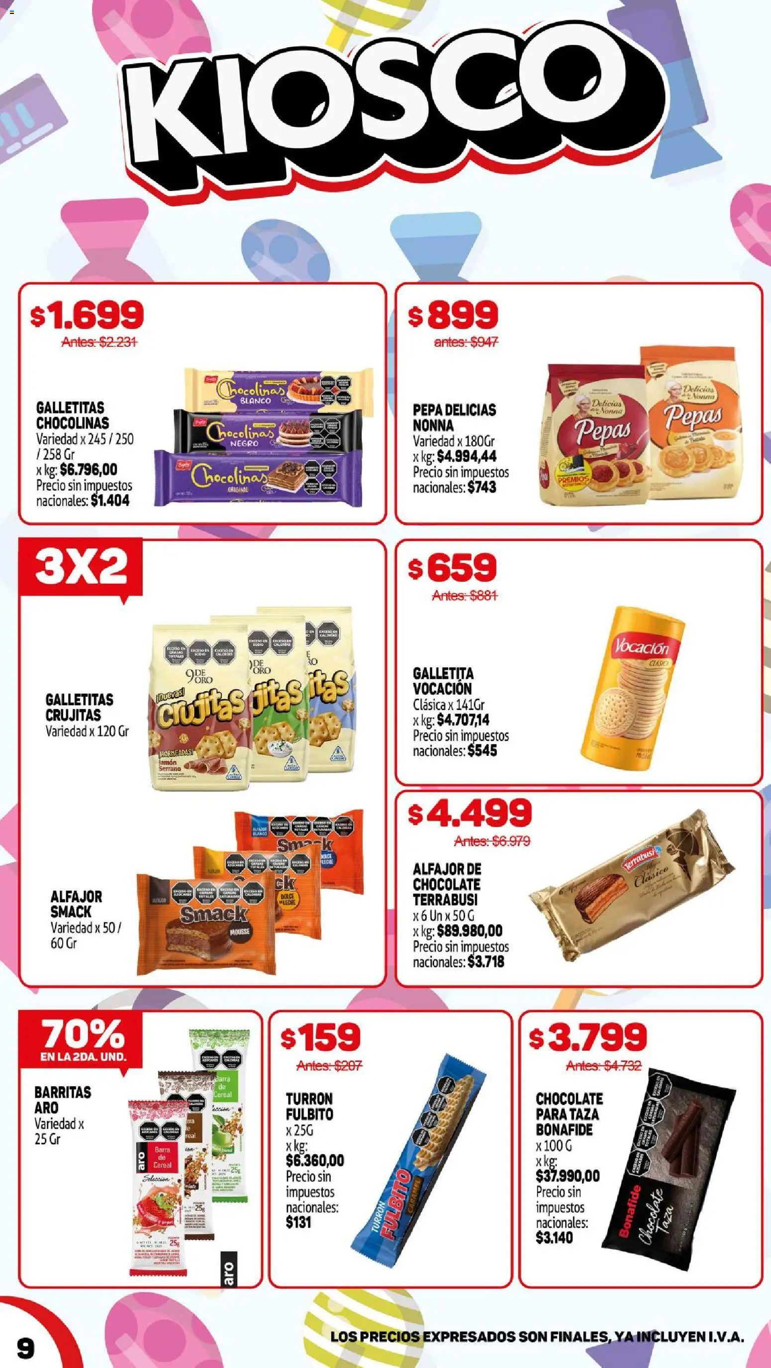 Makro makro alcahza │ válido desde el 13/08/2026 | Página: 9 | Productos: Jamón Serrano, Taza, Chocolate, Alfajor