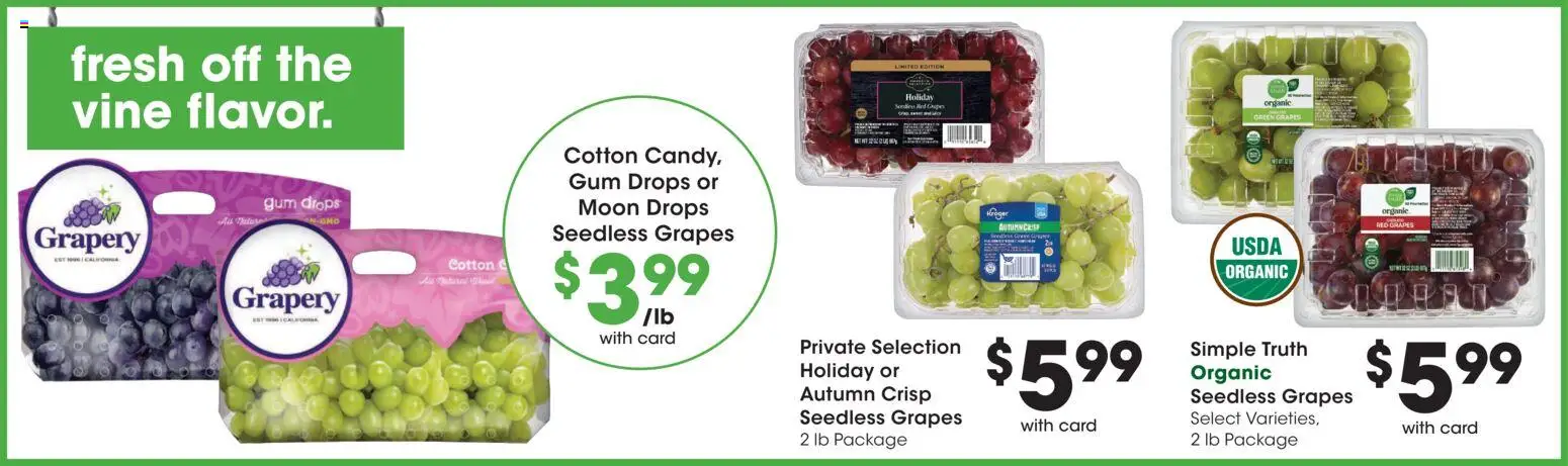 Dillons Weekly Ad - valid from 09/09/2026 | Page: 11 | Products: Grapes, Seedless grapes