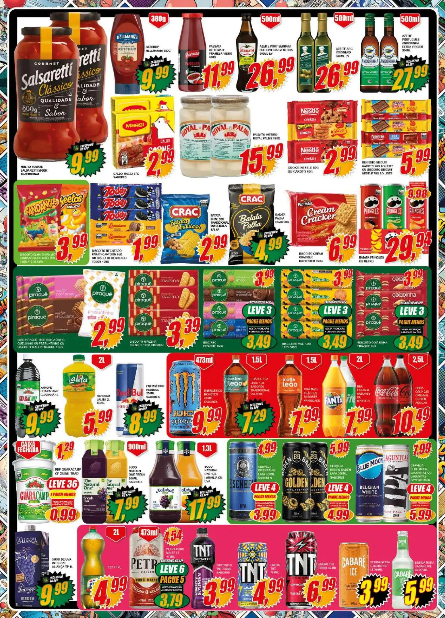 Vianense Folheto - válido de 31/07/2026 | Página: 3 | Produtos: Guaraná, Eisenbahn, Cerveja, Ketchup