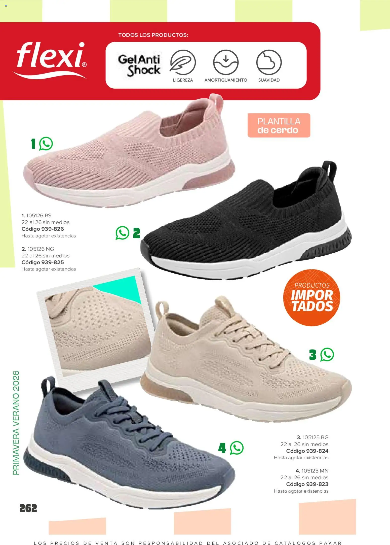 Nuevas ofertas de SC Pakar válidas en toda la República Mexicana desde el 30.01.2026. ¡Encuentra las mejores ofertas en SC Pakar catálogo Casual! | Página: 262 | Productos: Cerdo