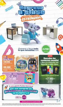 Jumbo Regresa a clase -  Vista previa de la revista de la tienda Jumbo valido desde el 25/07/2026