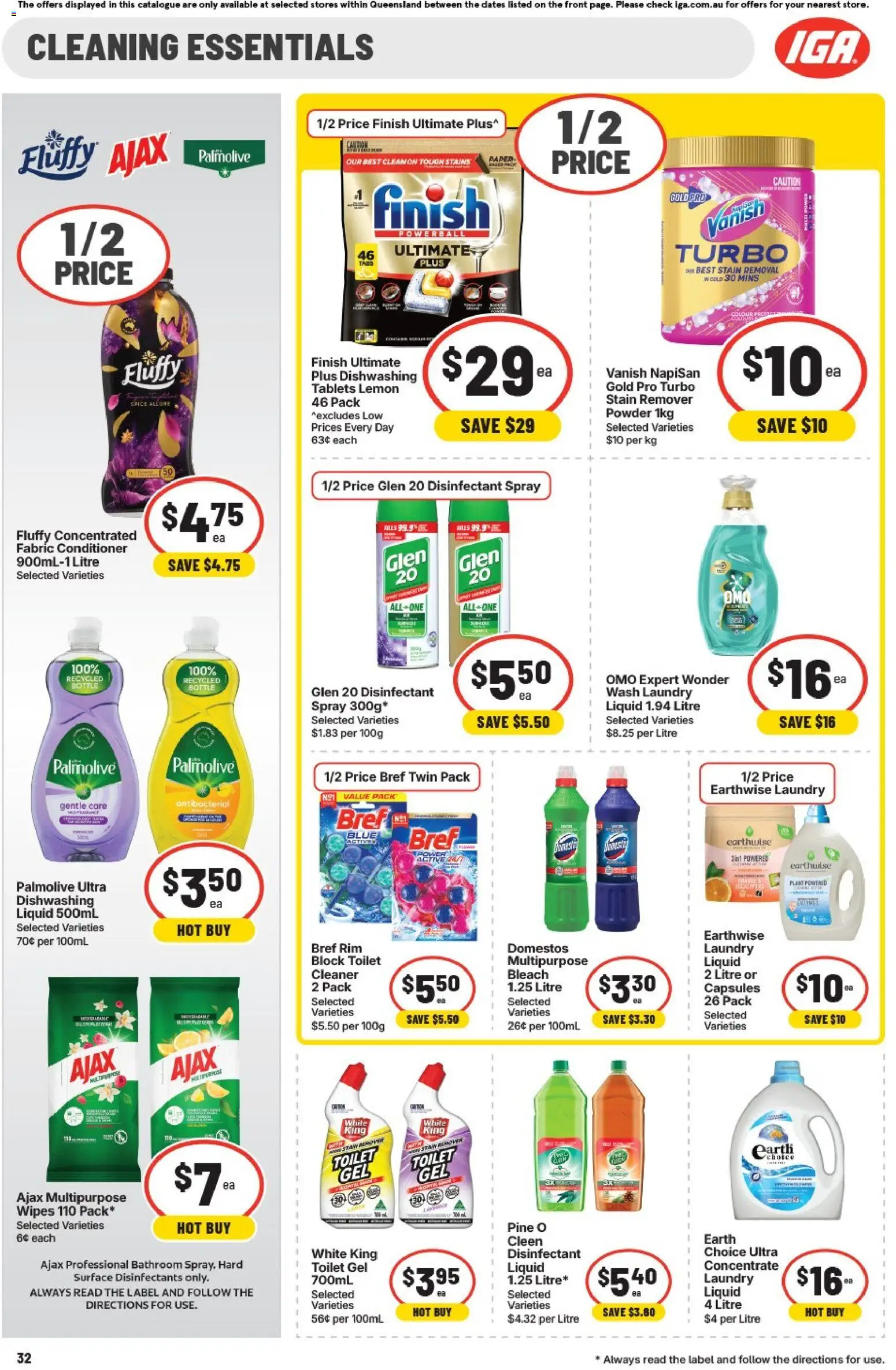 IGA catalogue - valid from 20.05.2026 | Page: 31 | Products: Cleaner, Lemon, Tablets, Bathroom