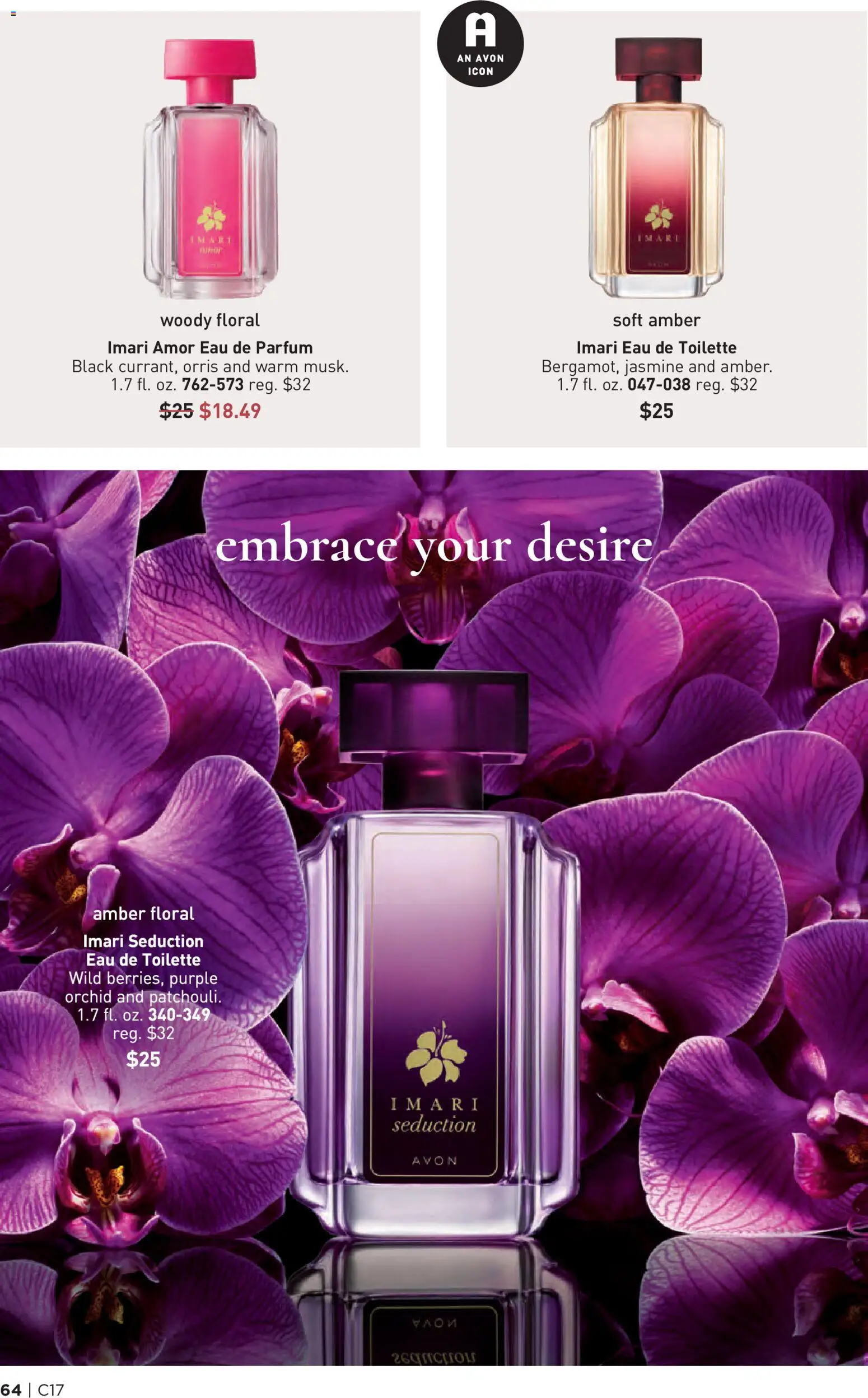 Avon Brochure - valid from 08/12/2026 | Page: 64 | Products: Orchid, Eau de toilette