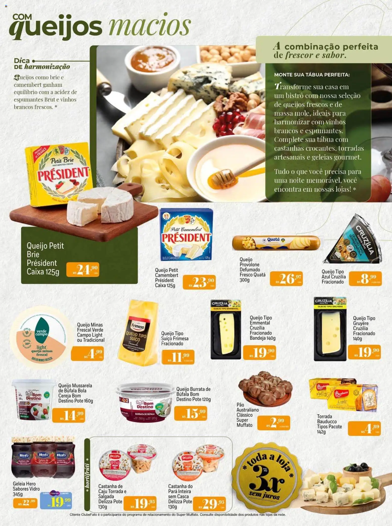 Super Muffato Folheto - válido de 11.05.2026 | Página: 5 | Produtos: Castanhas, Camembert, Massa, Bandeja