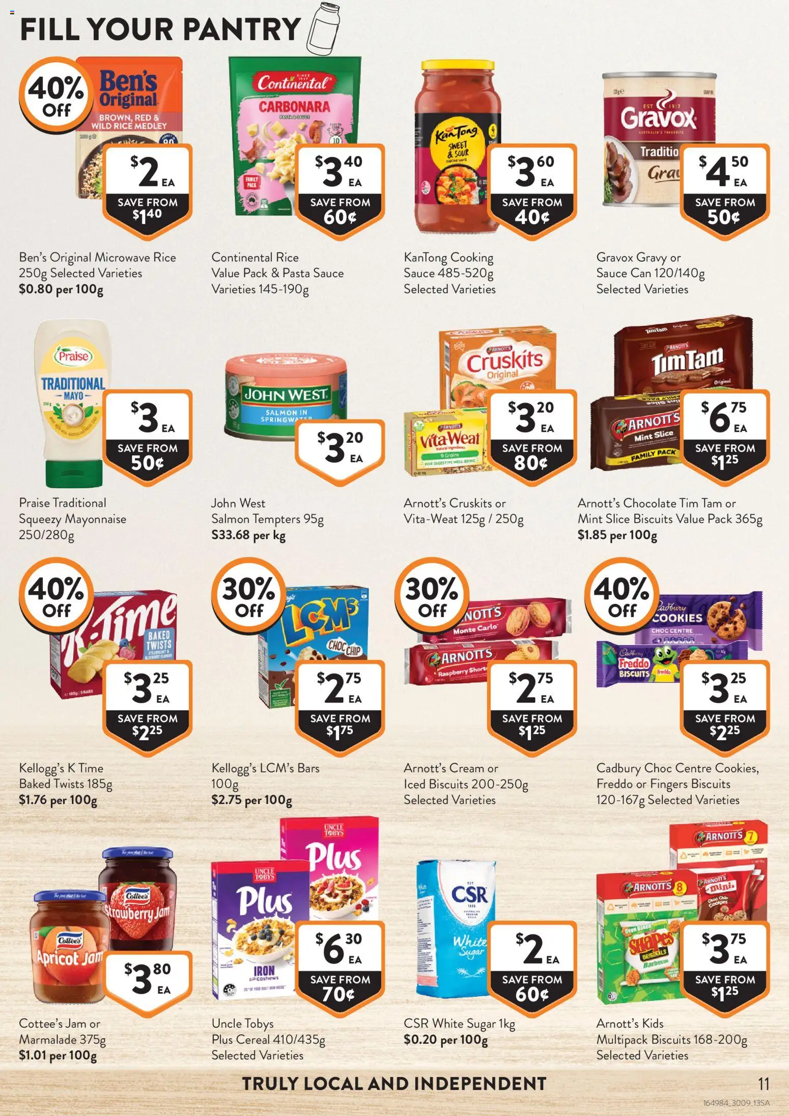 Foodworks catalogue - valid from 30/09/2026 | Page: 11 | Products: Cereal, Pasta, Oven, Iron