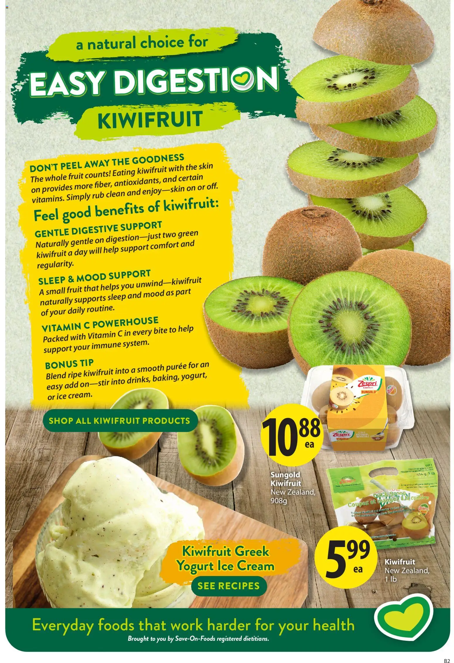 Save on foods flyer valid from 11.06.2026 | Page: 3 | Products: Cream, Ice cream, Yogurt
