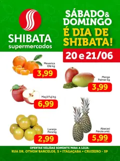 Shibata ofertas Cruzeiro - Pré-Visualização do folheto da loja Shibata, válido de 20.06.2026