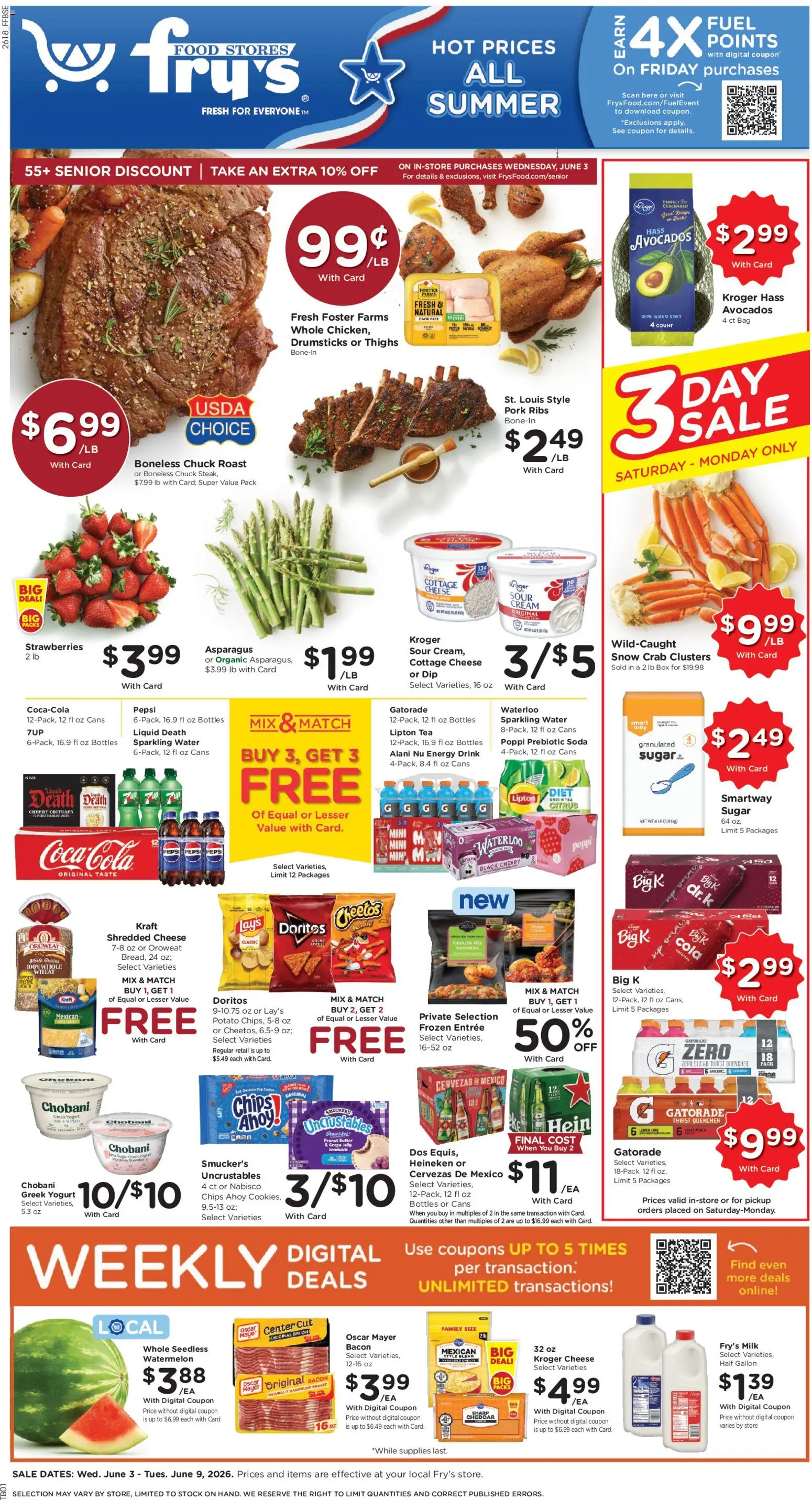 Fry's Food Weekly Ad - valid from 03.06.2026 | Page: 1