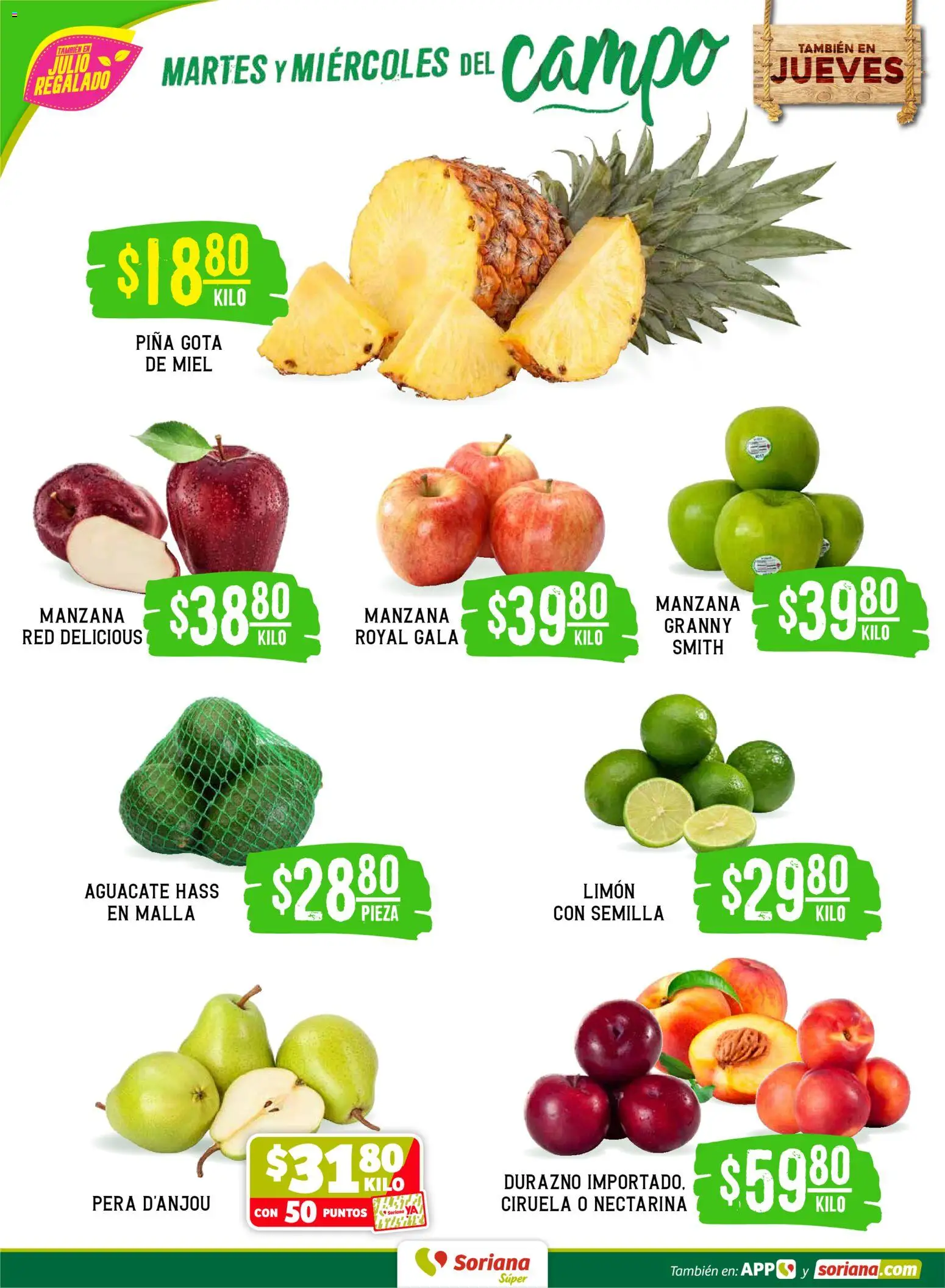 Nuevas ofertas de Soriana válidas en toda la República Mexicana desde el 21/07/2026. ¡Encuentra las mejores ofertas en Soriana Martes y Miércoles del Campo Súper: Chih, Delicias, Dur y Coah (excepto Saltillo)! | Página: 2