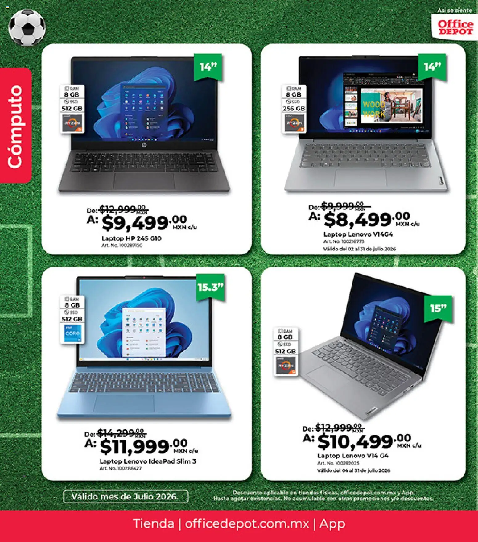 Nuevas ofertas de Office Depot válidas en toda la República Mexicana desde el 01/07/2026. ¡Encuentra las mejores ofertas en Office Depot catálogo! | Página: 5