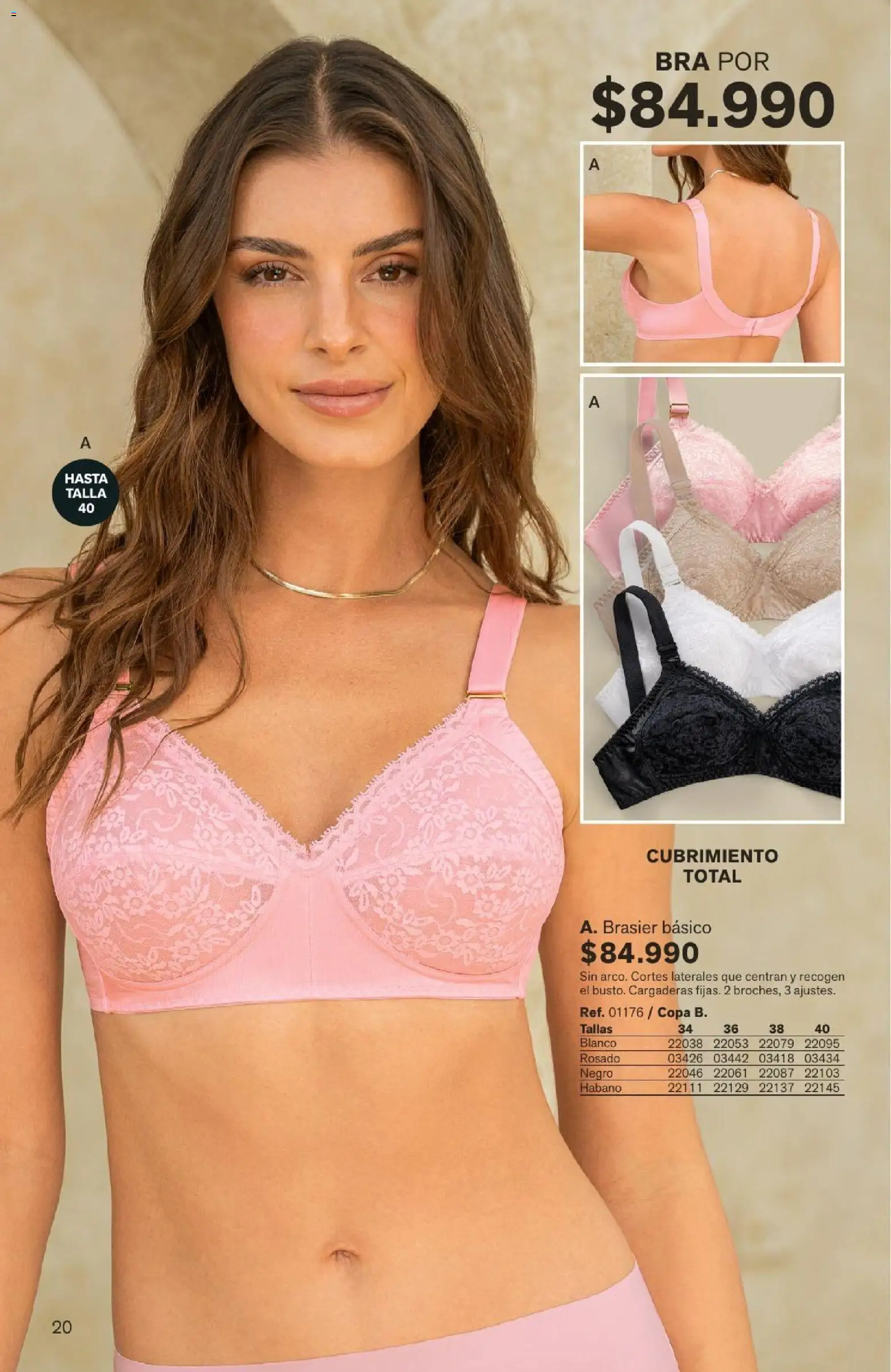 Leonisa revista - valida desde el 04/08/2026 | Página: 20 | Productos: Brasier