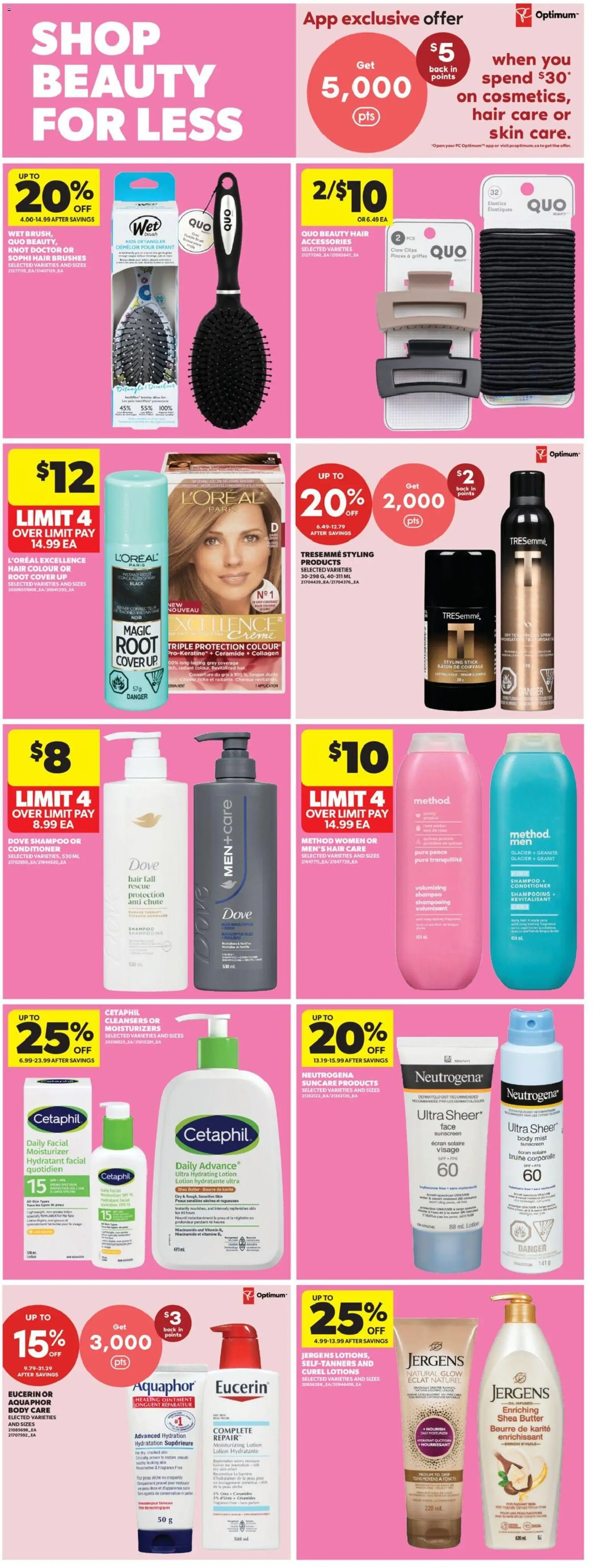 Real Canadian Superstore flyer valid from 28.05.2026 | Page: 32 | Products: PC, Conditioner, Sunscreen, Butter