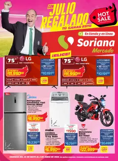 Vista previa de Soriana Hot Sale Mercado Nacional, nuevo folleto de la tienda, válido en México a partir del 25.05.2026