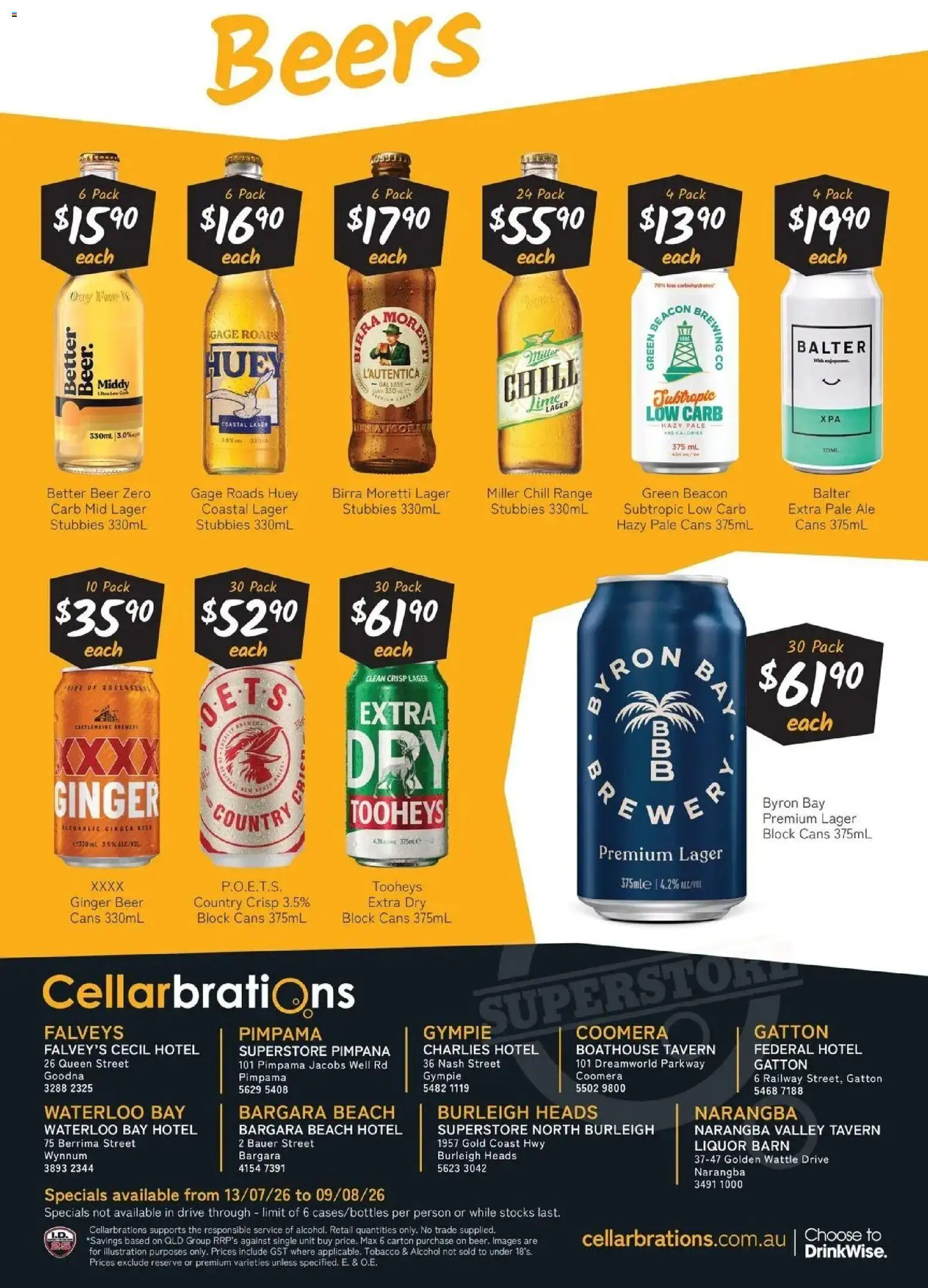 Cellarbrations catalogue - valid from 13/07/2026 | Page: 6 | Products: Alcohol, Ginger, Beer