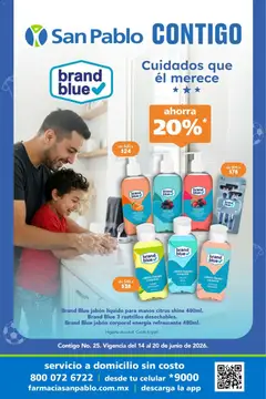 Vista previa de Farmacia San Pablo catálogo, nuevo folleto de la tienda, válido en México a partir del 14.06.2026