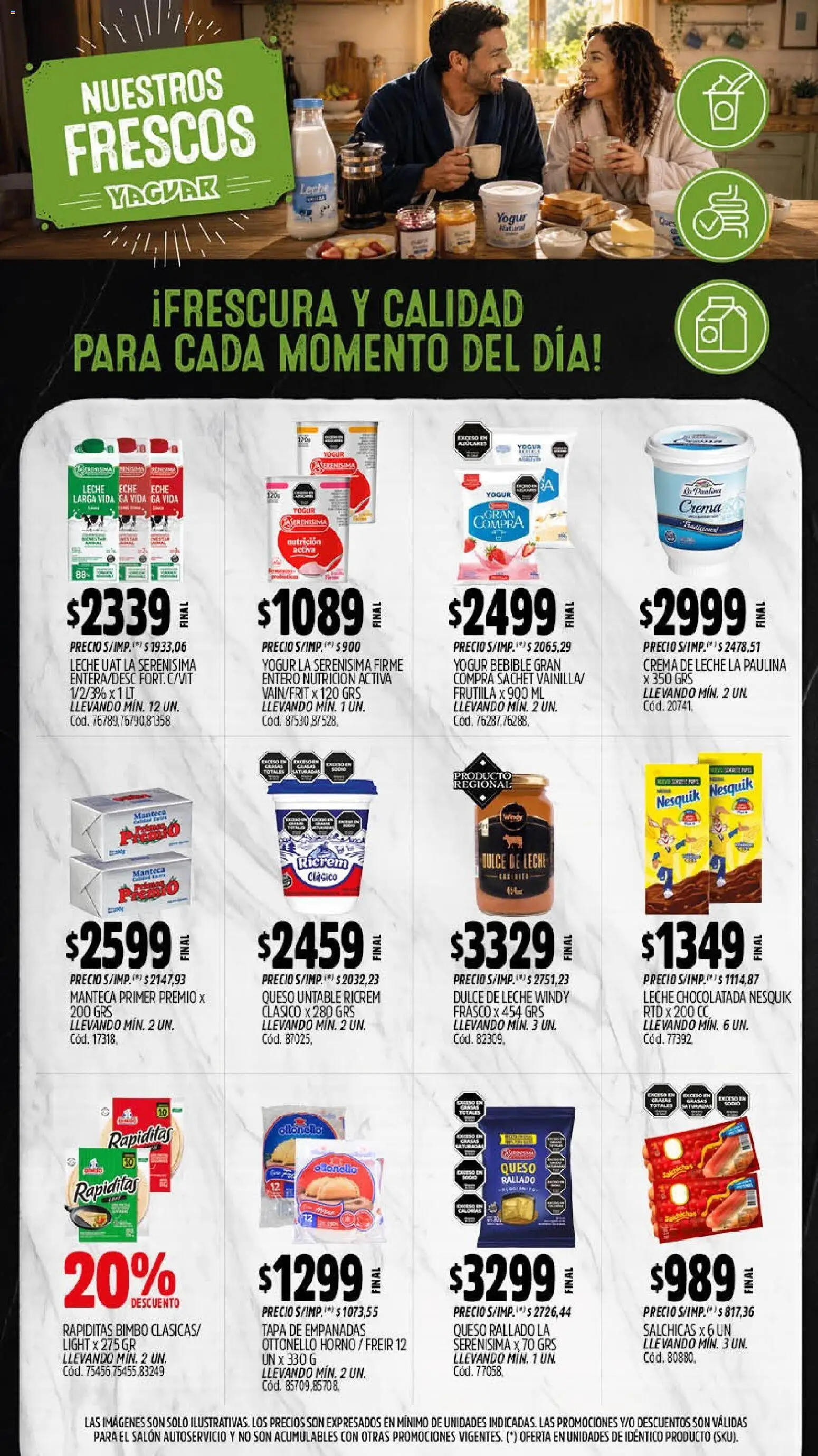 Yaguar - Oferta Semanal Córdoba │ válido desde el 07/09/2026 | Página: 10 | Productos: Untable, Crema de leche, Dulce de leche, Dulce