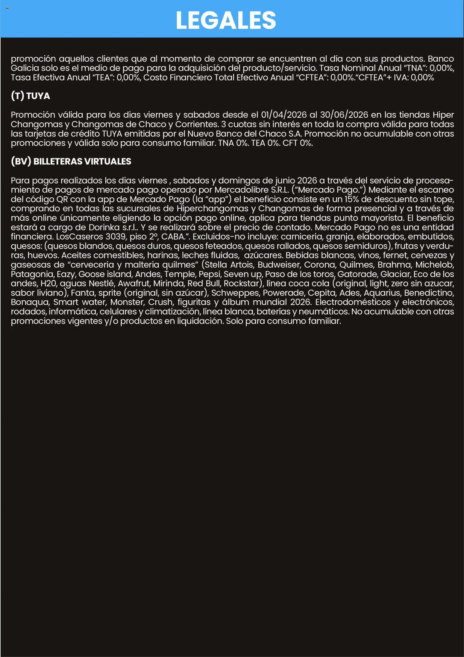 Changomas - Financiacion Junio │ válido desde el 01/06/2026 | Página: 12