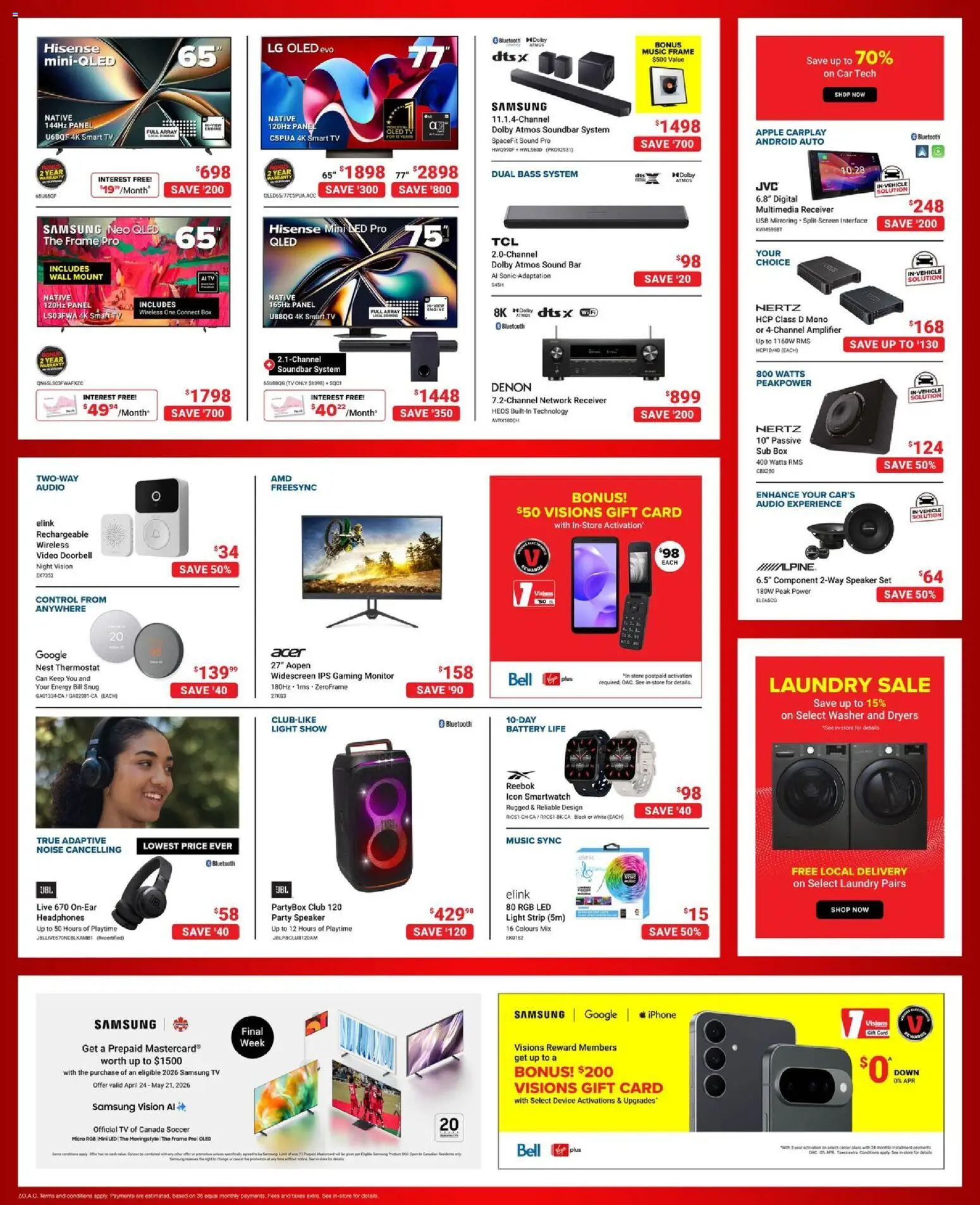 Visions flyer valid from 15.05.2026 | Page: 2 | Products: Monitor, Video, Headphones, Speaker