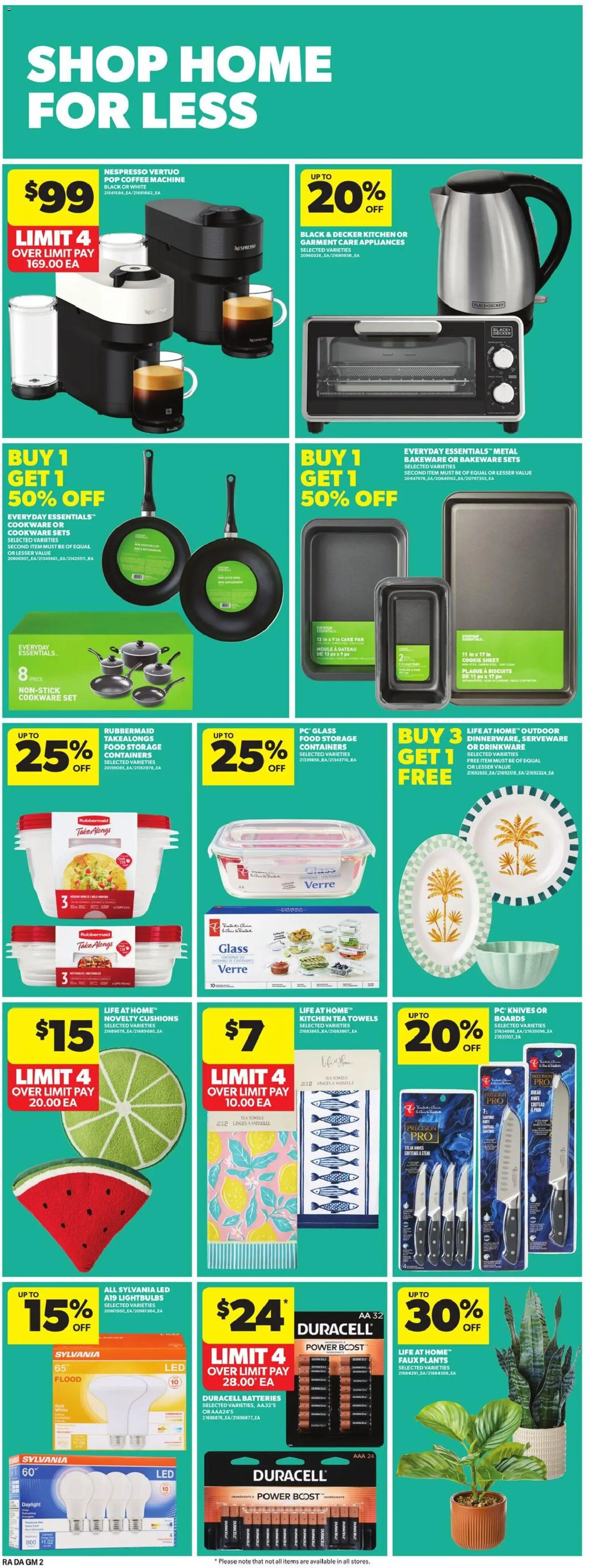 Atlantic Superstore flyer valid from 07.05.2026 | Page: 28 | Products: Tea, PC, Bread, Coffee