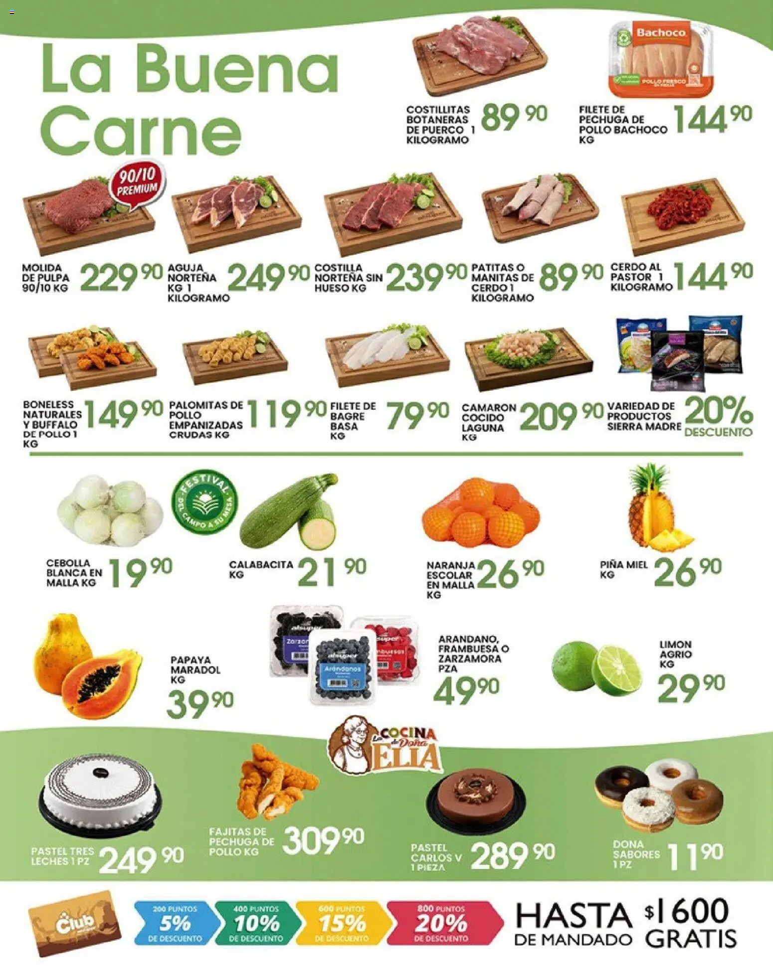 Nuevas ofertas de Alsuper válidas en toda la República Mexicana desde el 01.05.2026. ¡Encuentra las mejores ofertas en Alsuper folleto Durango! | Página: 2 | Productos: Pastel, Piña, Cocina, Sierra