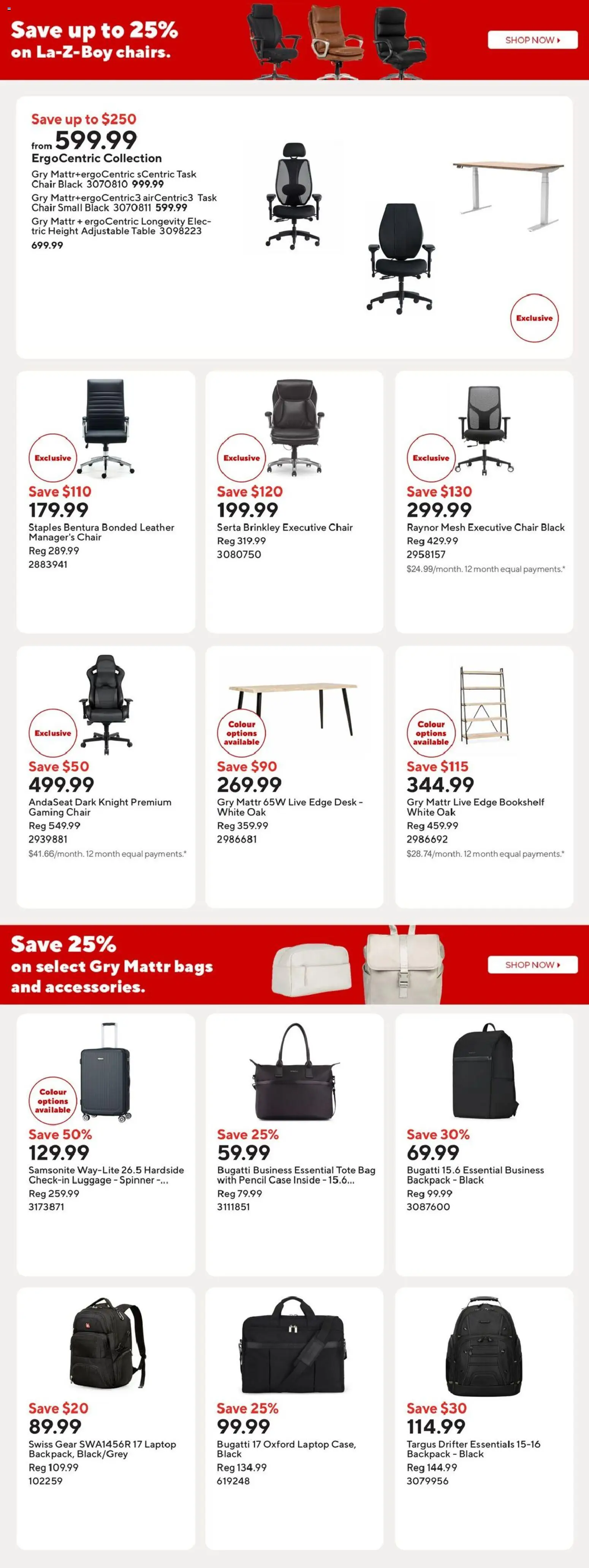 Staples flyer valid from Oct 9, 2026 | Page: 14