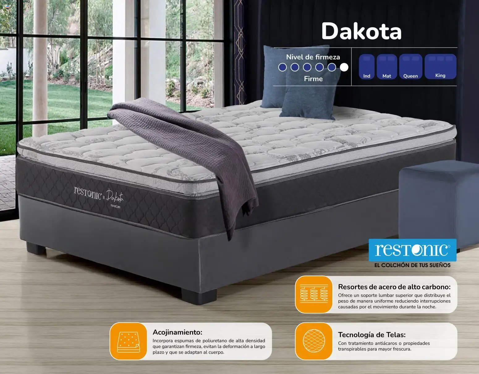 Nuevas ofertas de Muebles Dico válidas en toda la República Mexicana desde el 01/05/2026. ¡Encuentra las mejores ofertas en Muebles Dico catálogo Colchones! | Página: 5 | Productos: Colchón