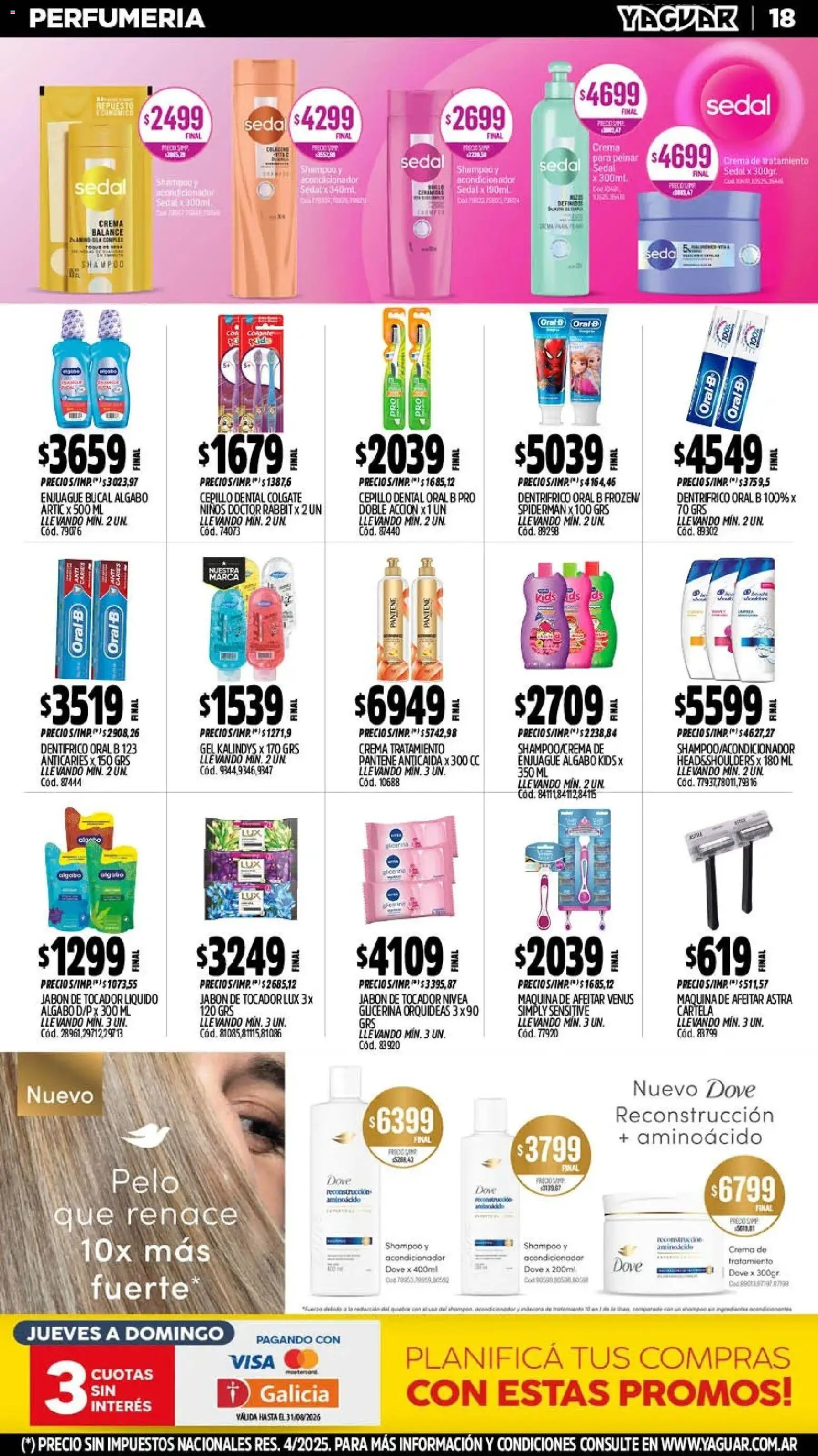 Yaguar catálogo │ válido desde el 03/08/2026 | Página: 19