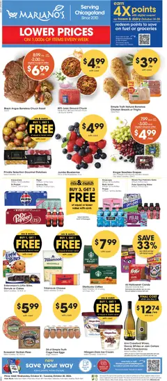 Preview of Mariano's weekly ads valid from 10/14/2026