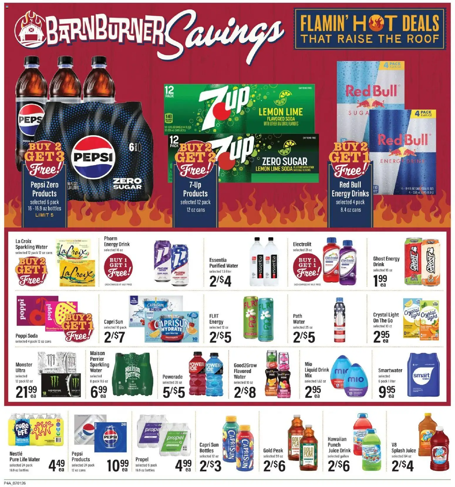 Lowes Foods Weekly Ad - valid from 07/01/2026 | Page: 6 | Products: Juice, Water, Lemon, Lime