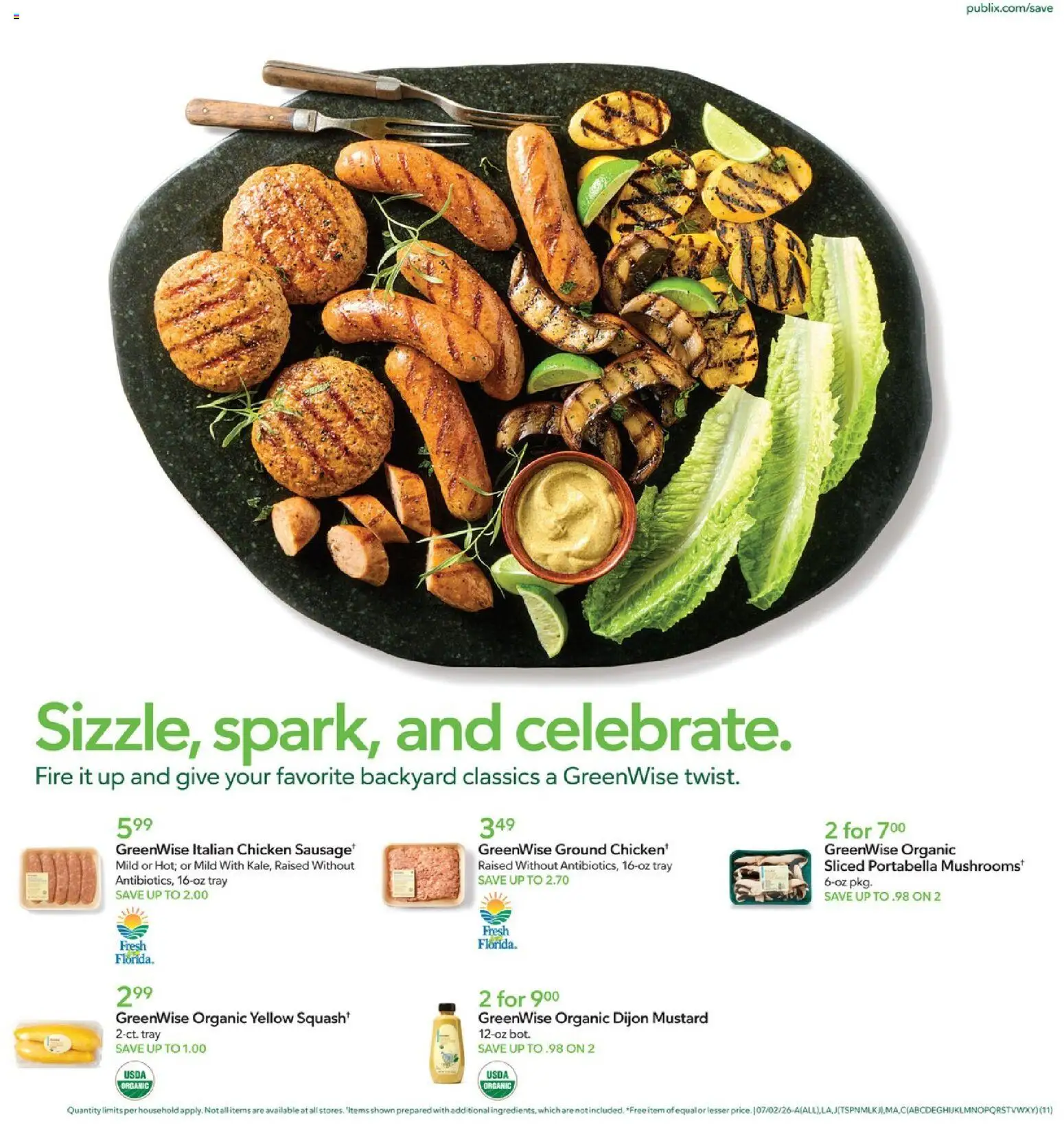 Publix Weekly Ad - valid from 07/01/2026 | Page: 11 | Products: Sausage