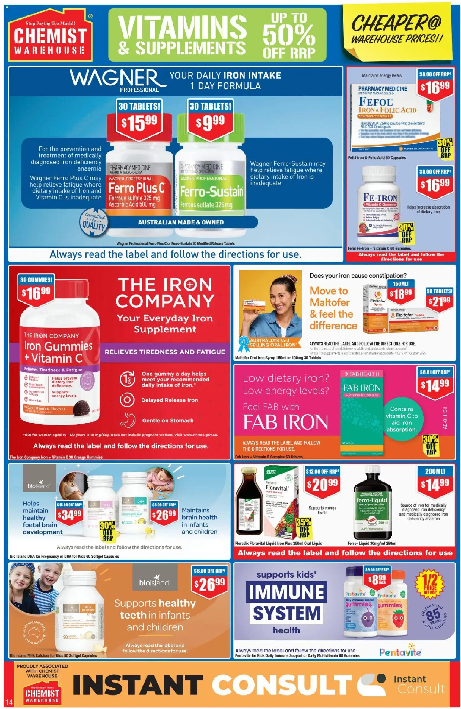   ﻿﻿Chemist Warehouse catalogue from 23/07/2026 > Big discounts — page 14
