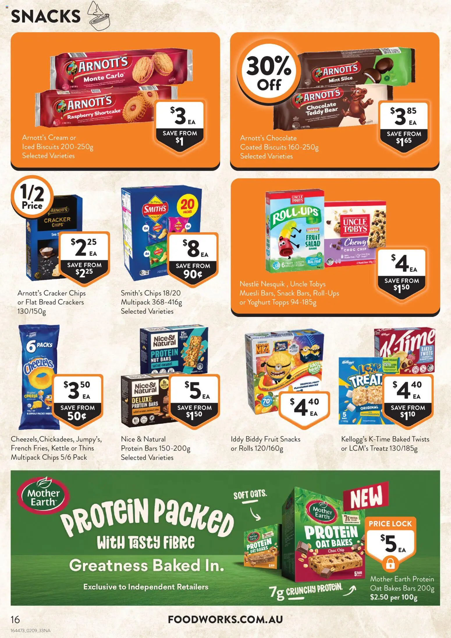 Foodworks catalogue - valid from 02/09/2026 | Page: 16 | Products: Cheese, Bread, Kettle, Muesli