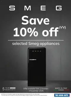 Preview of The Good Guys The Smeg - valid from 30/09/2026