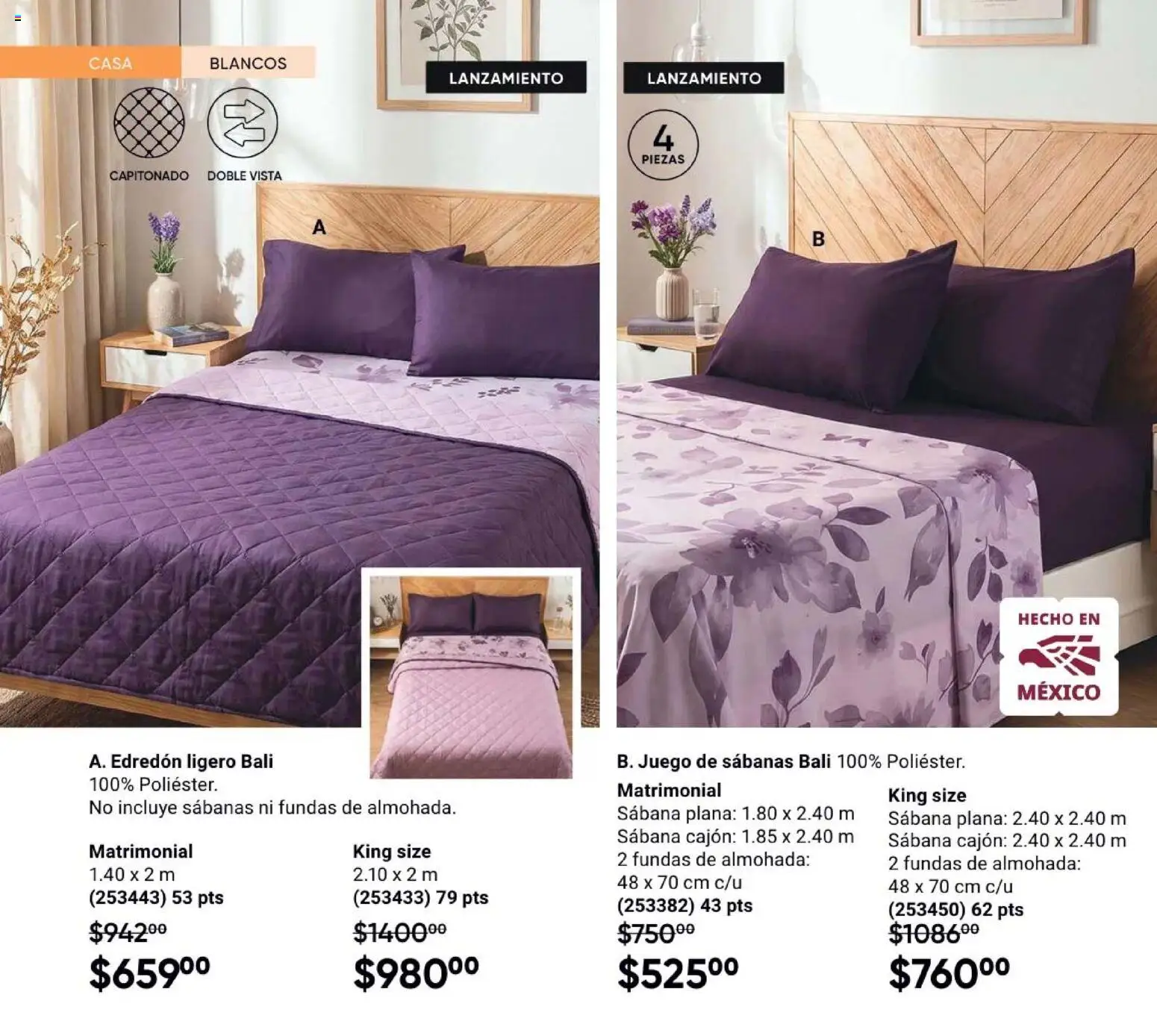 Nuevas ofertas de AVON válidas en toda la República Mexicana desde el 21/08/2026. ¡Encuentra las mejores ofertas en AVON Casa & Estilo 13 2026! | Página: 82 | Productos: Juego, Almohada, Sabanas